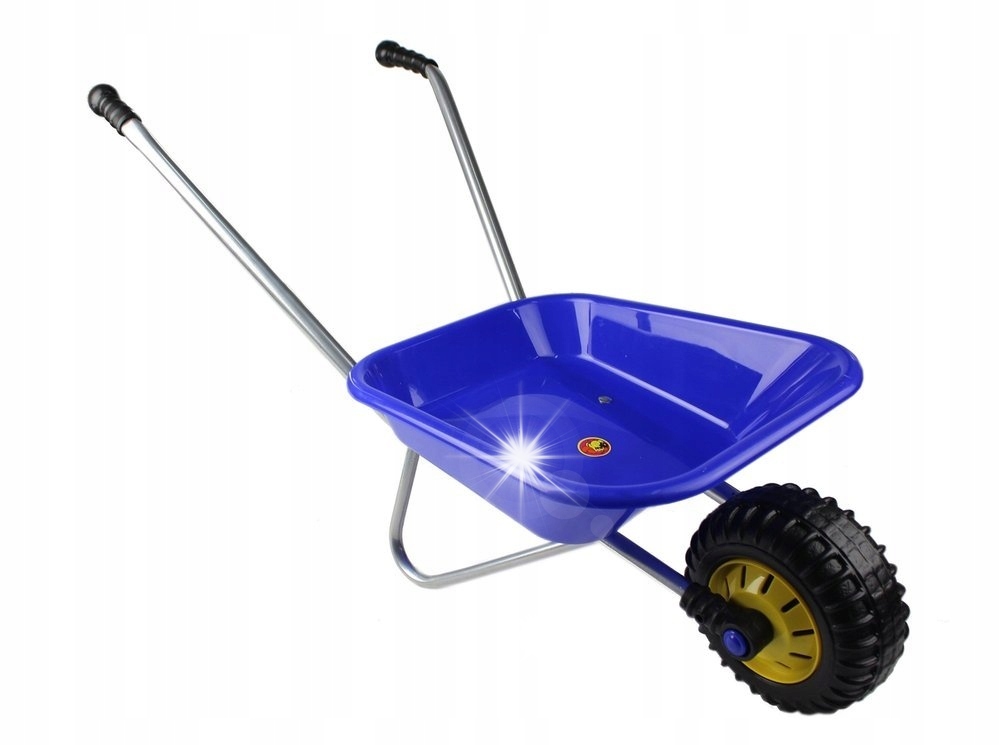 DUŻA TACZKA OGRODOWA DLA DZIECI NIEBIESKA