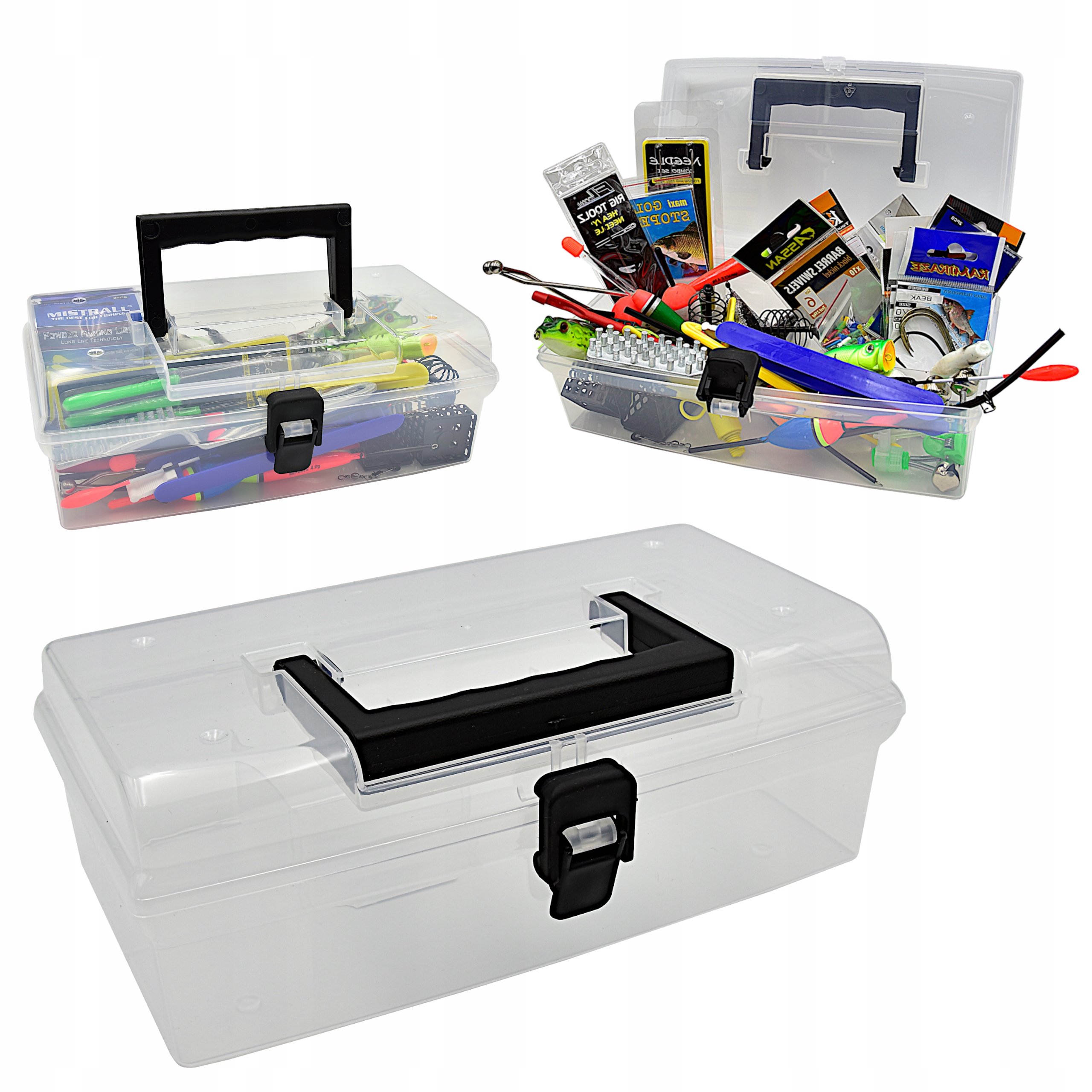 

Skrzynka wędkarska pudełko organizer Na Akcesoria