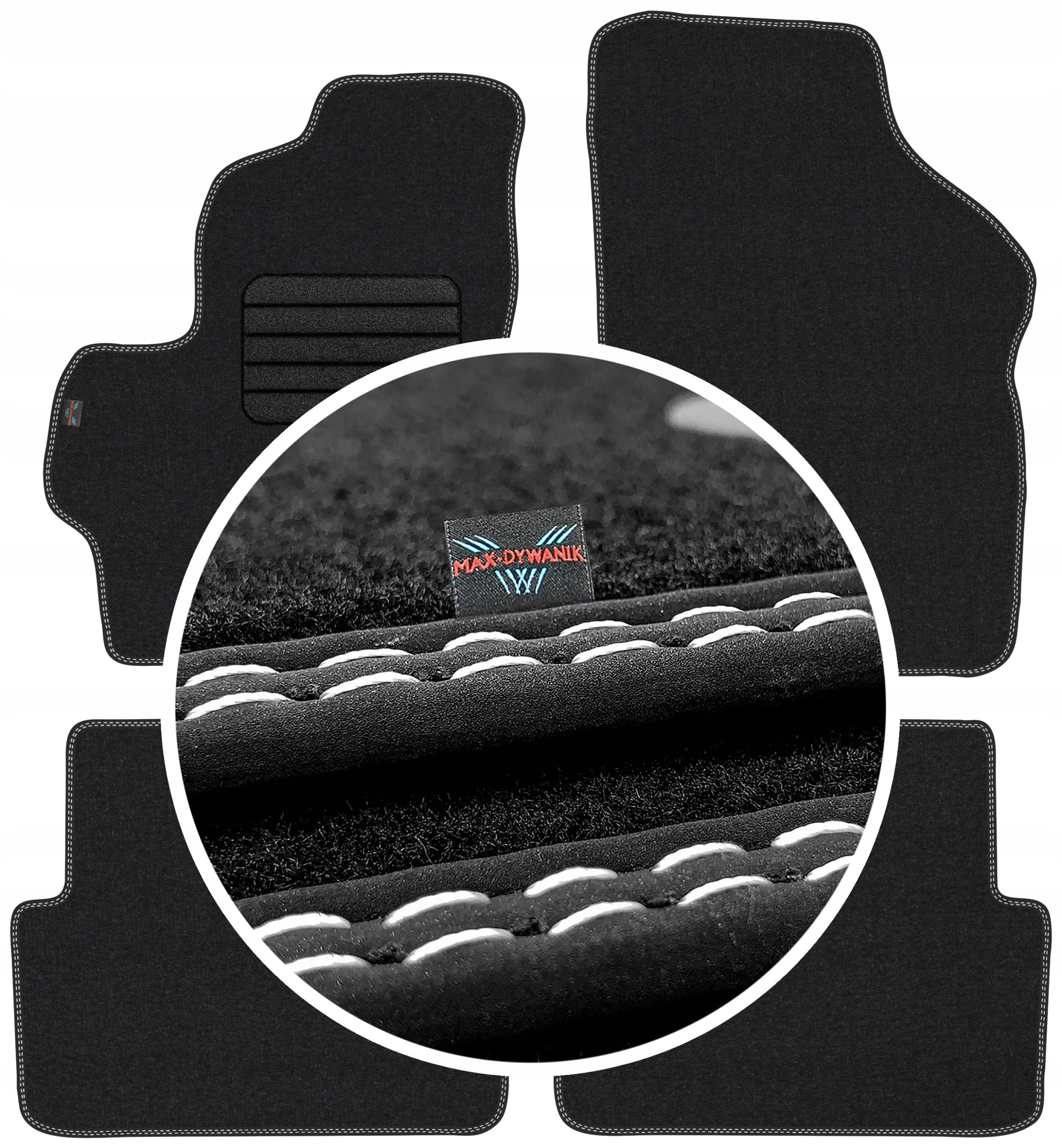 Mazda 3 I 2003-2009 Velurové autokoberce Koberce do auta