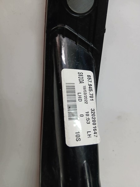 ODBLASK branika lijevi stražnji dio SKODA SCALA 657945701