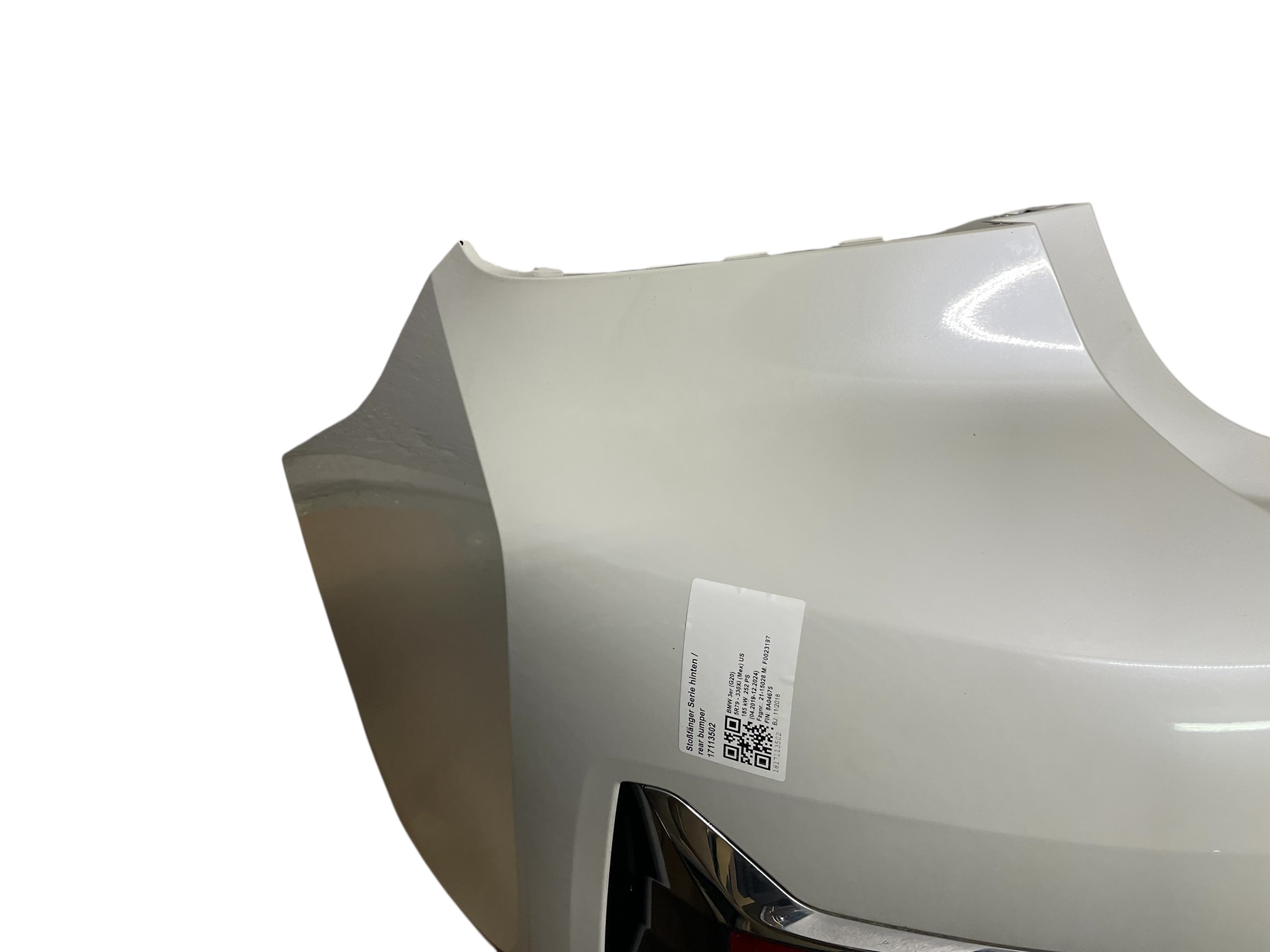 bumper rear part without PDC BMW 3 G20 A96