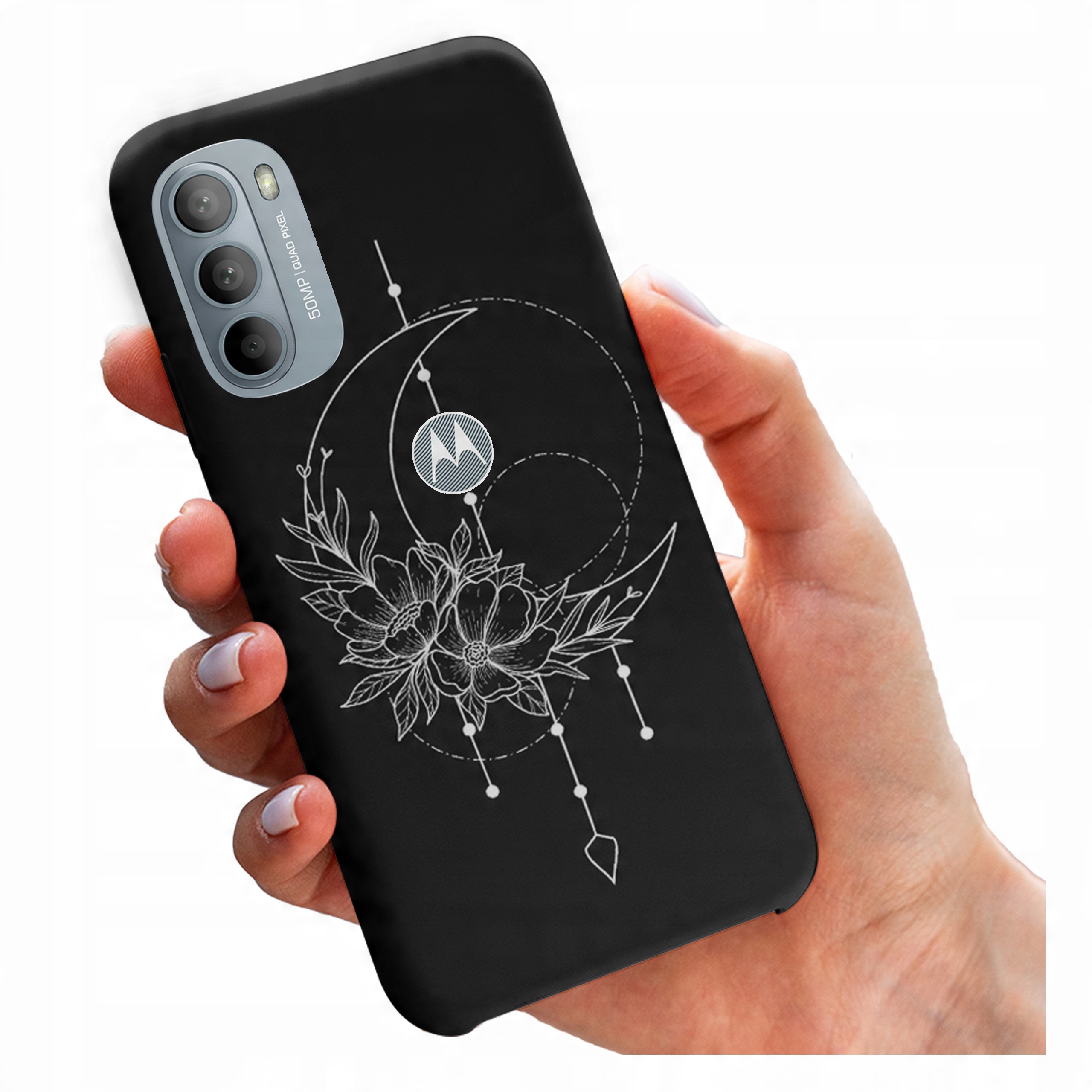 

Etui Matowe do Motorola Moto G51 5G Czarne +szkło