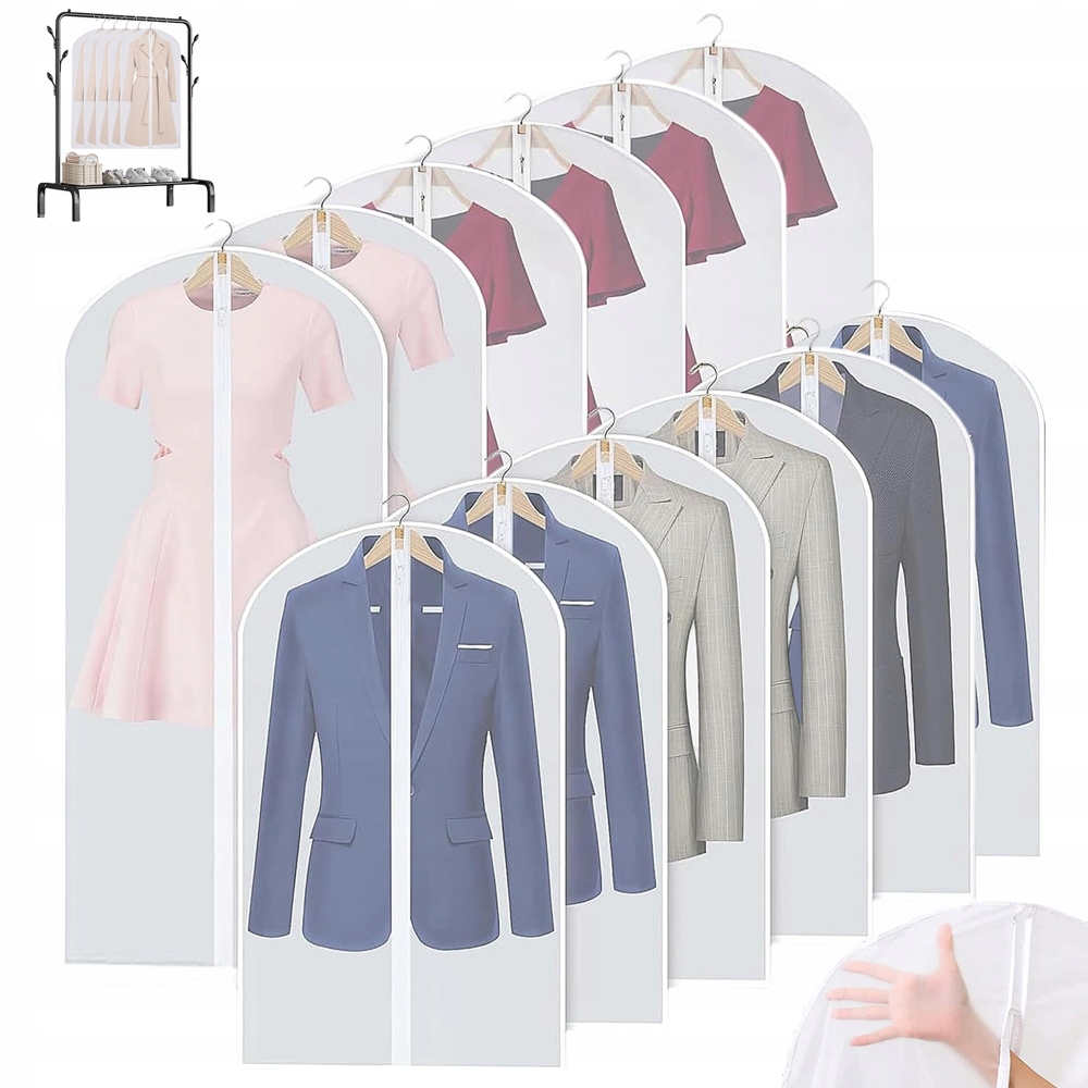 Levně 12-DÍLNÁ Sada Vodotěsných Prachových Sáčků Na Oblečení