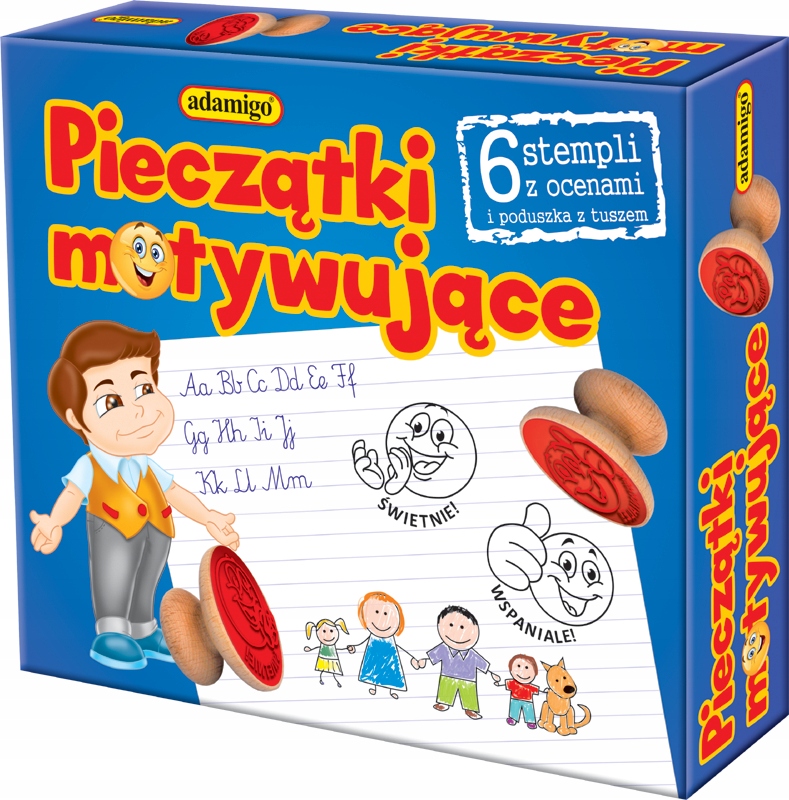 

Pieczątki Motywujące Adamigo