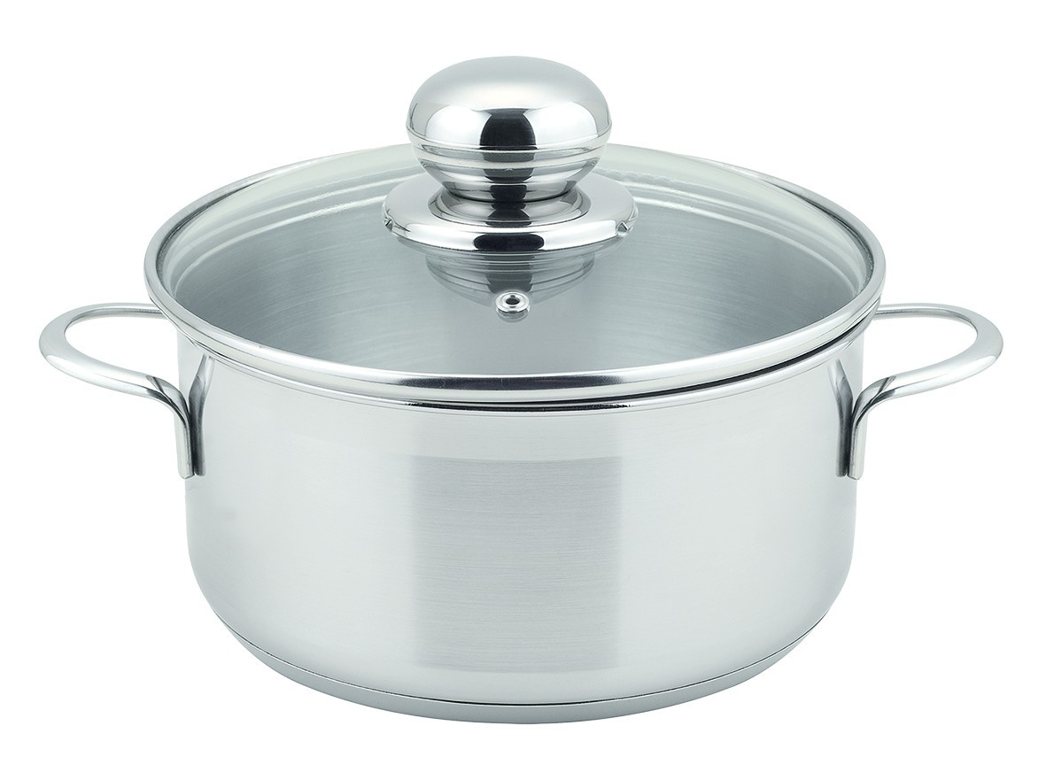 GARNEK STALOWY 0,9L INDUKCJA JAKOŚĆ SSW BERLIN