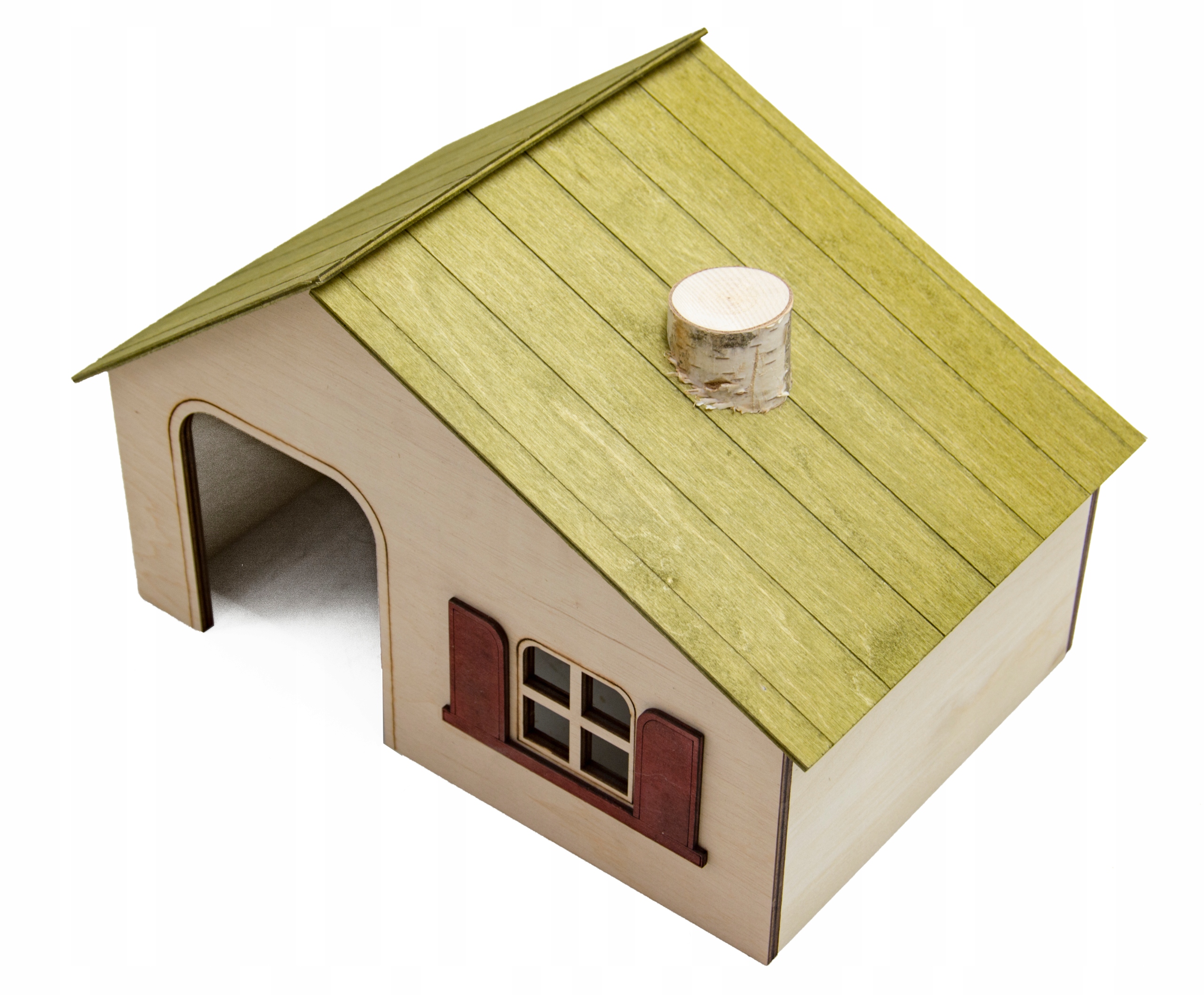 DREWNIANY DOMEK KLATKA DLA KRÓLIKA ŚWINKI GRYZONIA Rodzaj domek