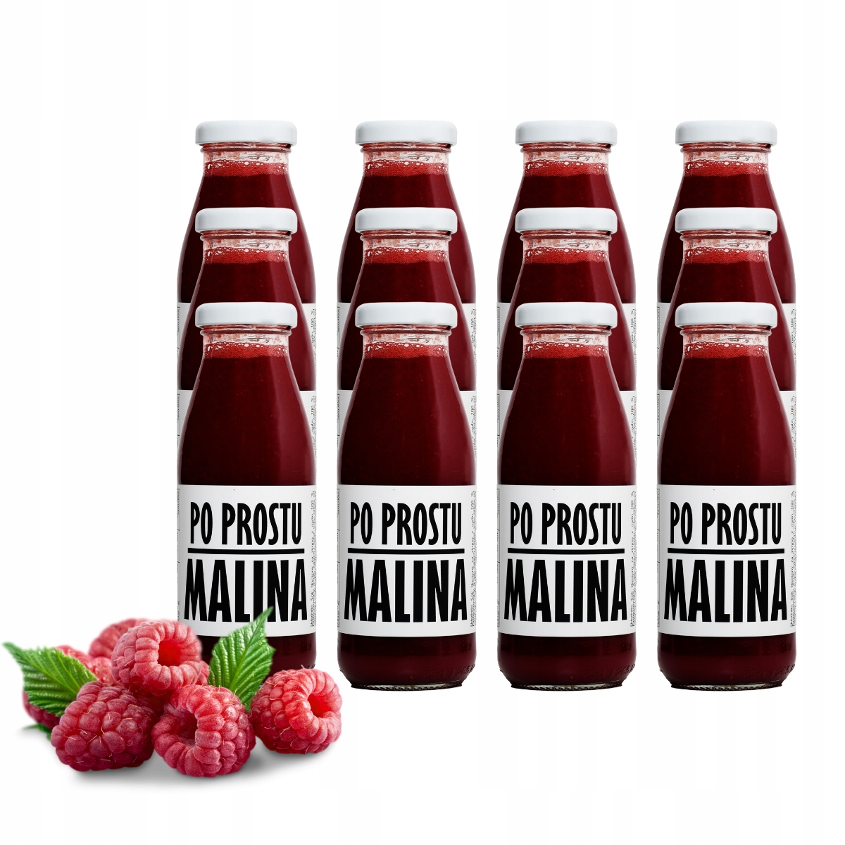 sok Malina malinowy 100% bez cukru Nfc 12x250ml