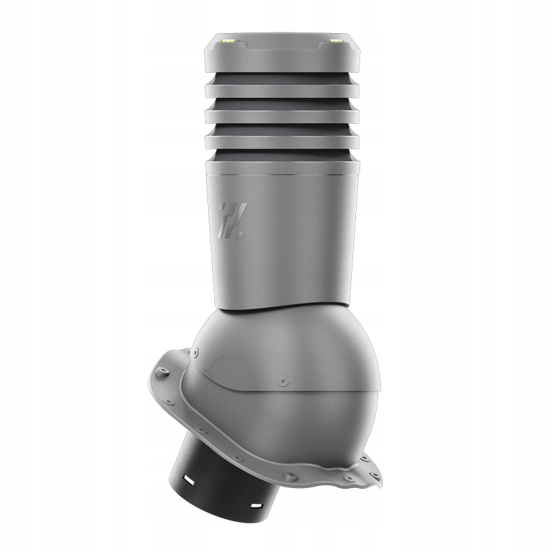 Větrací komín Ecoline pro plechovou střešní krytinu, profil G, průměr 150 mm, grafit
