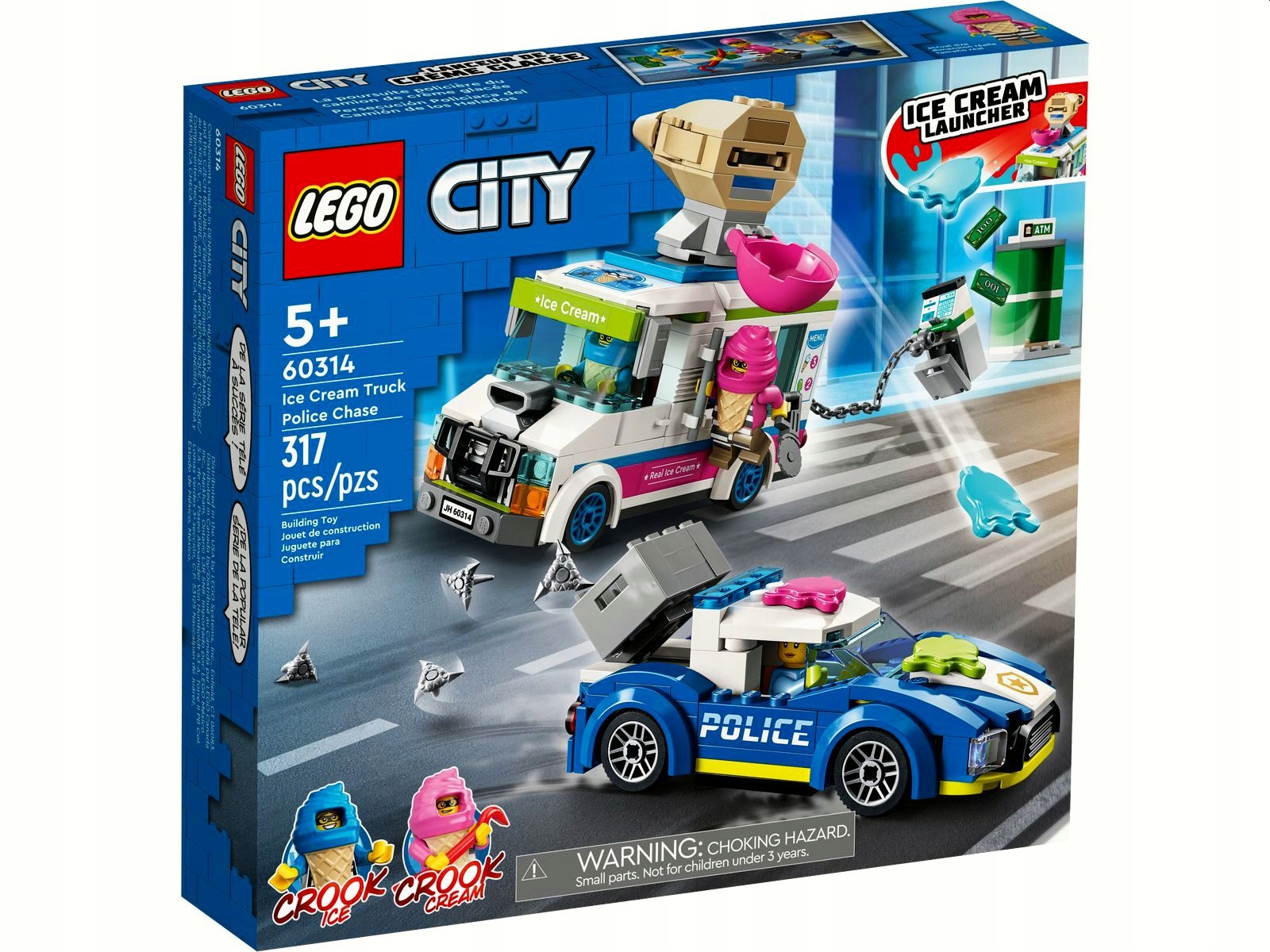 Originální Lego City 60314 Policejní honička 317 ks