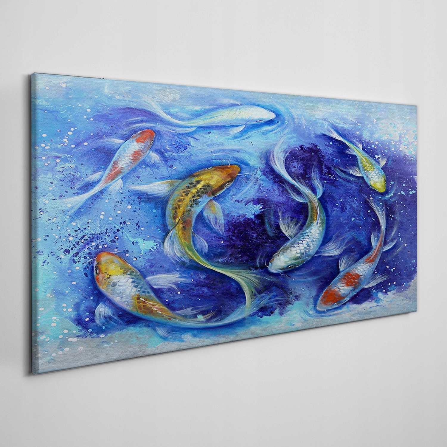 

Obraz na płótnie Zwierzę ryby koi woda 120x60 cm