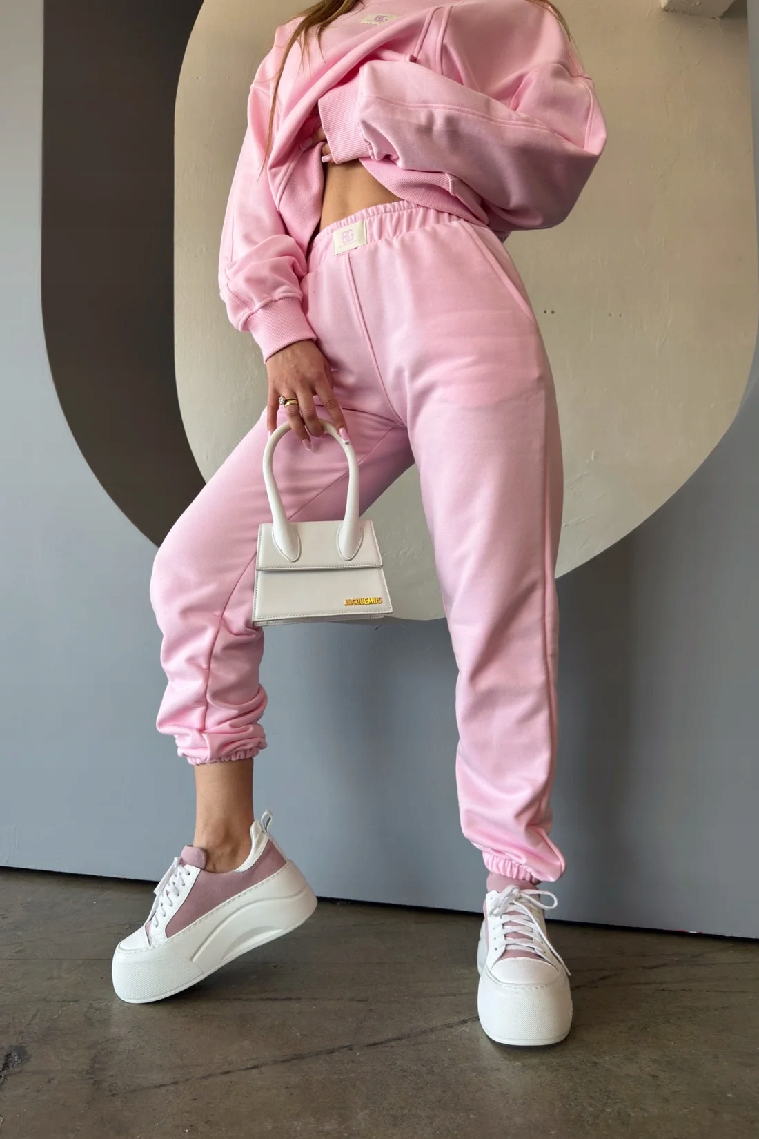 Dámské kalhoty Bg The sun světle růžová M