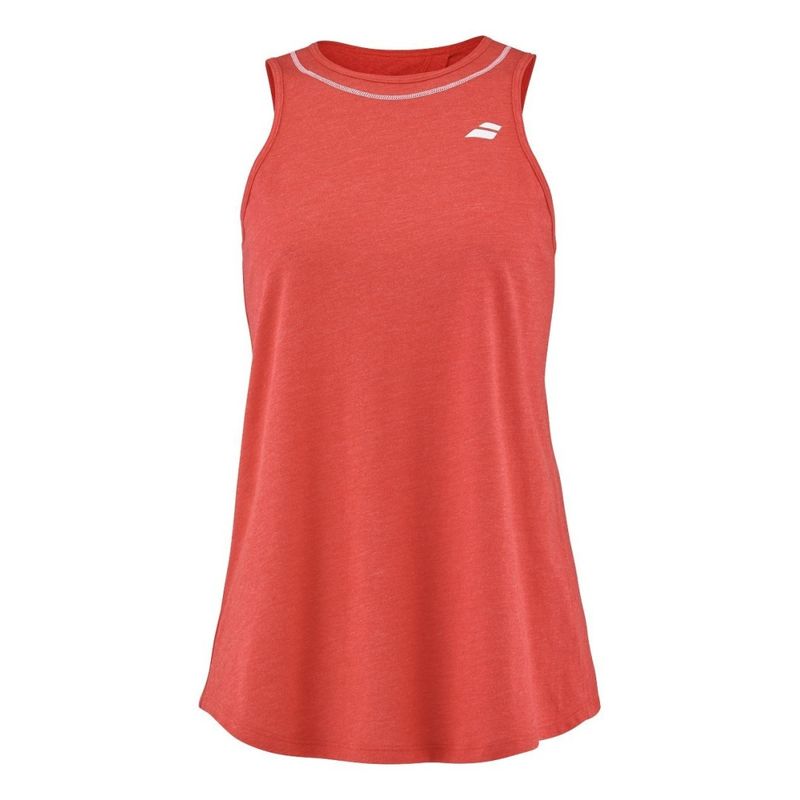 Tričko Babolat Exercise Cotton Tank Dámské Poppy Červené M