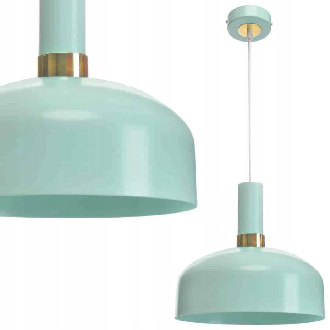 Závesná lampa Milagro Malmo Mätová MLP6200 E27 30 cm Nastaviteľná, kovová
