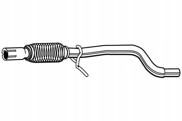 WALKER RURA WYDECHOWA PRZÓD DŁ. 780MM FIAT SEICENTO 600 1.1