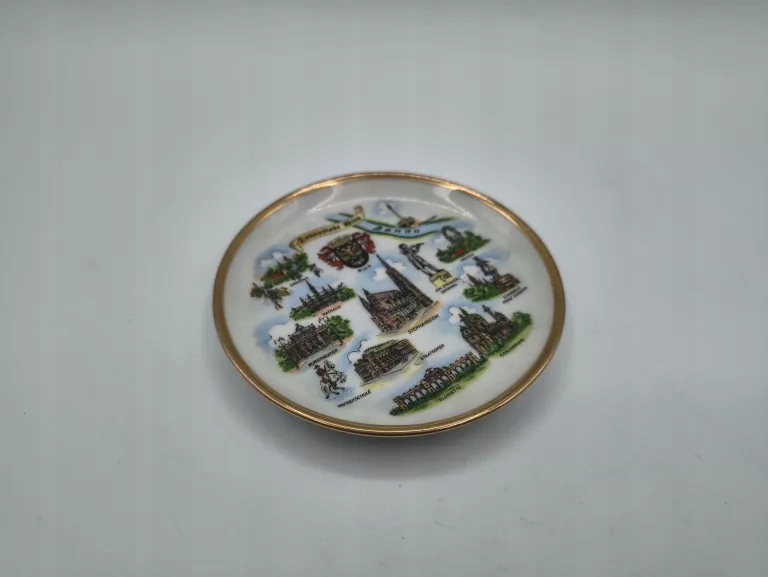 POPIELNICZKA WIEDEŃ OKRĄGŁA PORCELANA