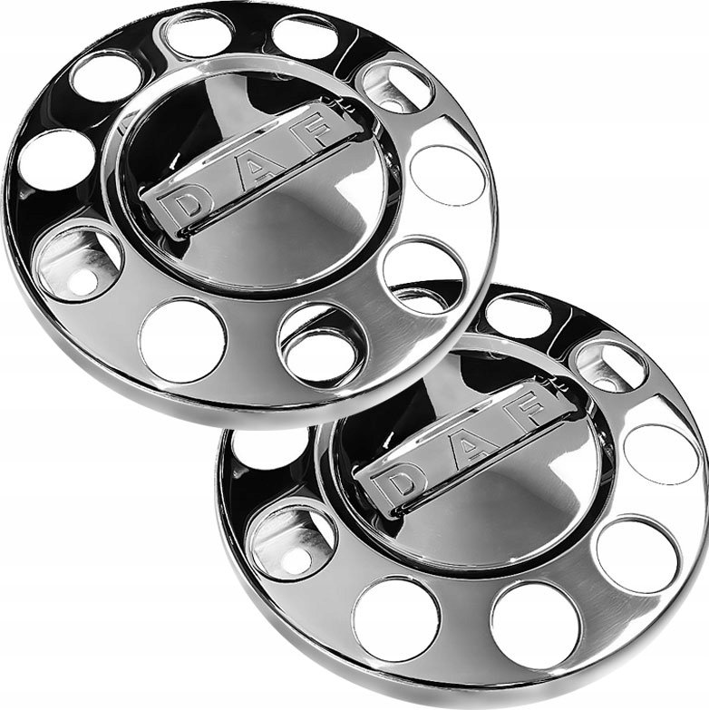 KOŁPAK Z TŁOCZENIEM DAF CHROMOWANY 22,5" ZESTAW 2SZT
