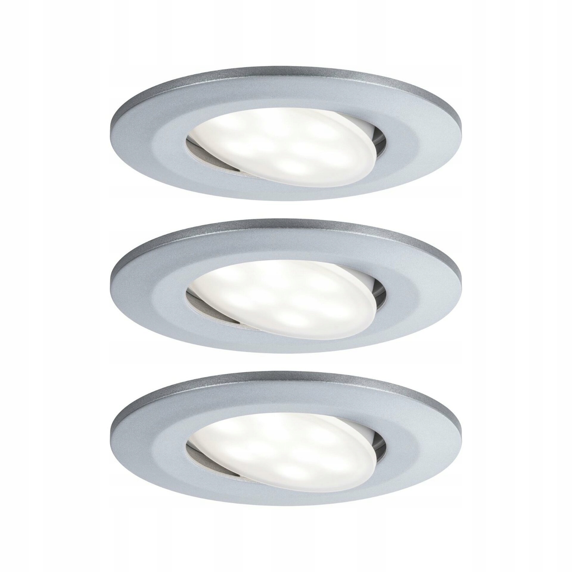 Paulmann Calla 3x6,5W Led vstavané svietidlo matný chróm IP65 výklopné