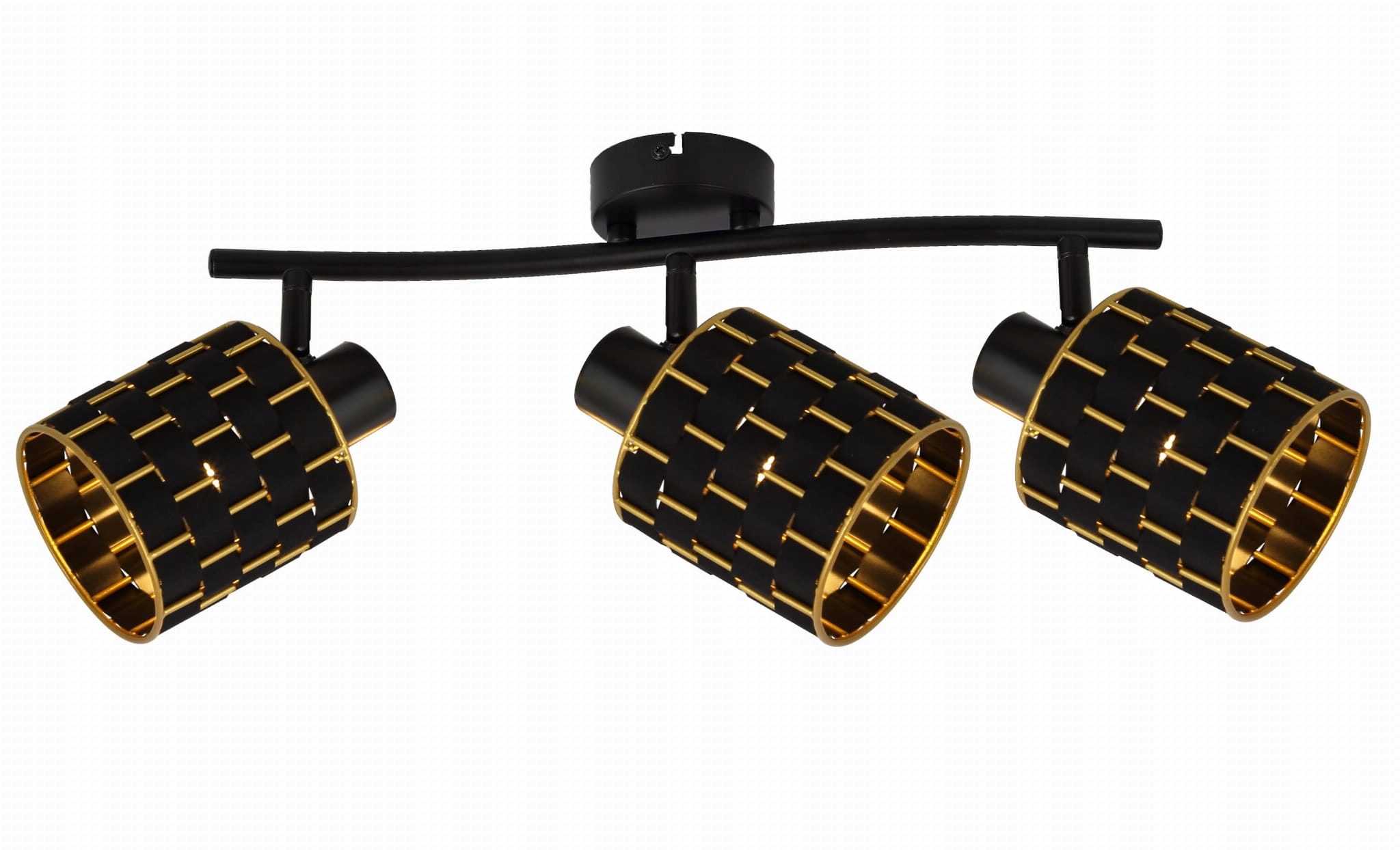 Thiago 3 plamenná lišta černá. 838403-02