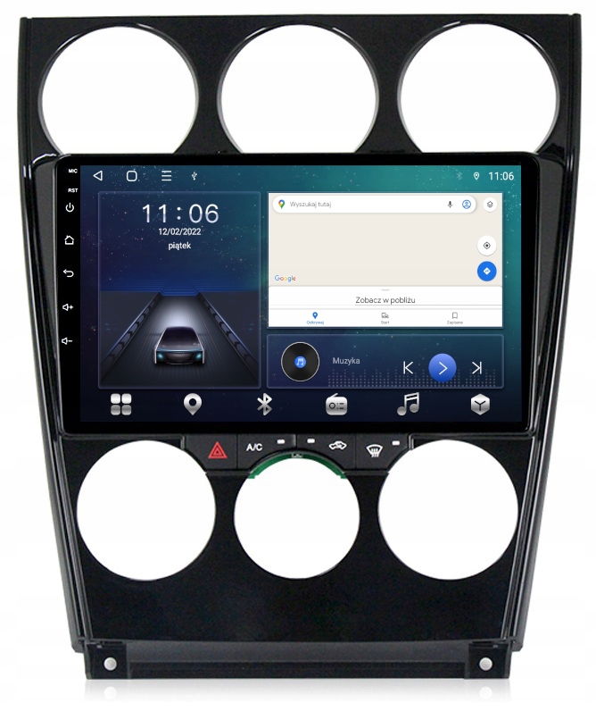 Rádio Navigácia Carplay Gps Android Bt Mazda 6 A 2002-2008 64GB Sim