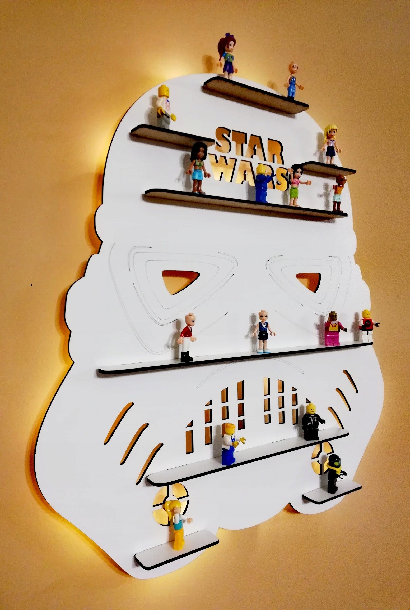 Półka Lampka STAR WARS lego na stormtrooper szturm Marka LEGO