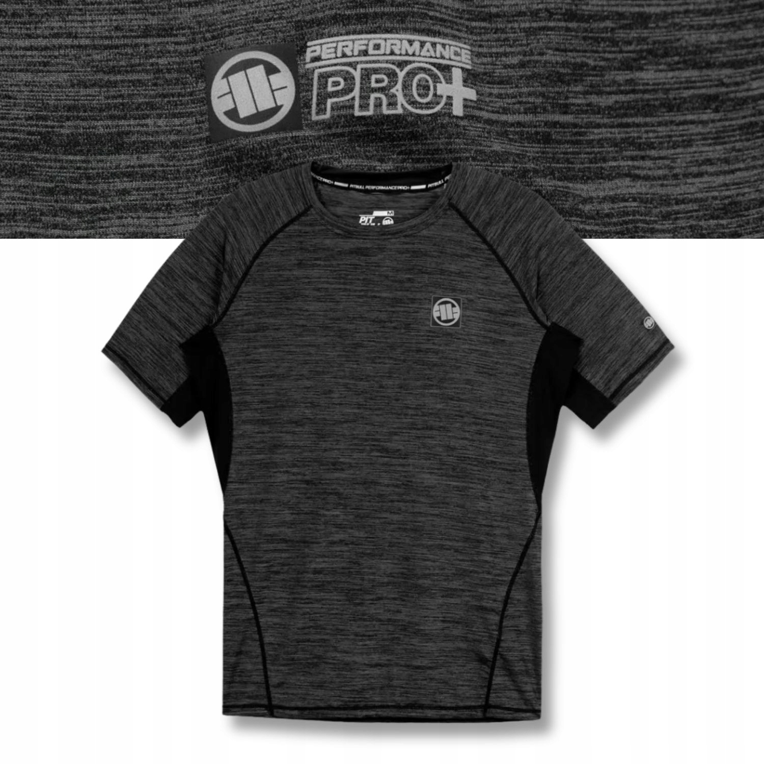 Męski Rashguard Pitbull Koszulka Treningowa Performance Pro plus New Logo