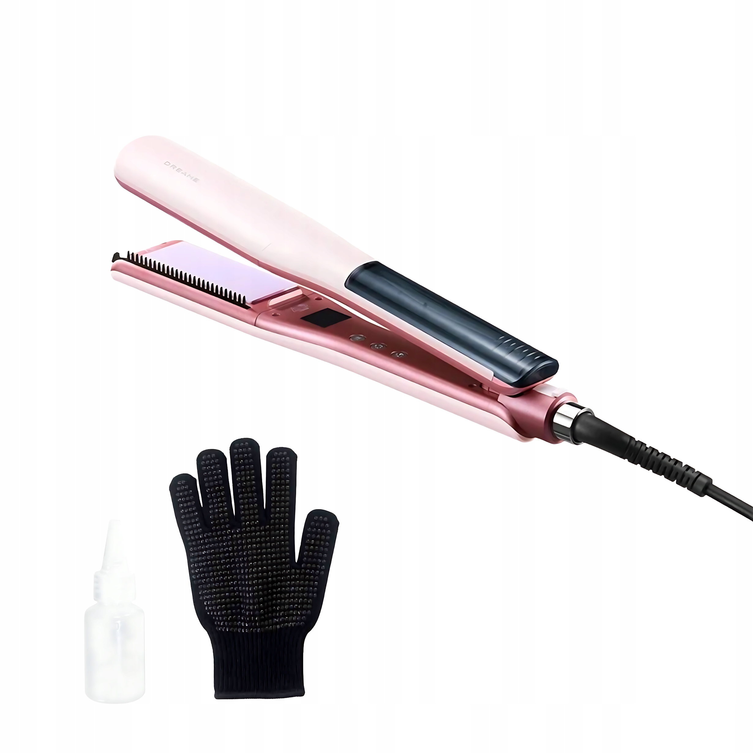 Dreame AuraSteam Prostownica Parowa Wet Dry 2w1 Nawilżanie Różowa