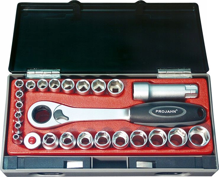 Zestaw nasadek 1/4"+3/8" 25el. 4016