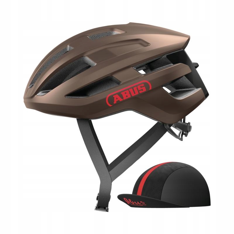 Abus Přilba PowerDome Ace silniční metalická měděná S (51-55 cm)