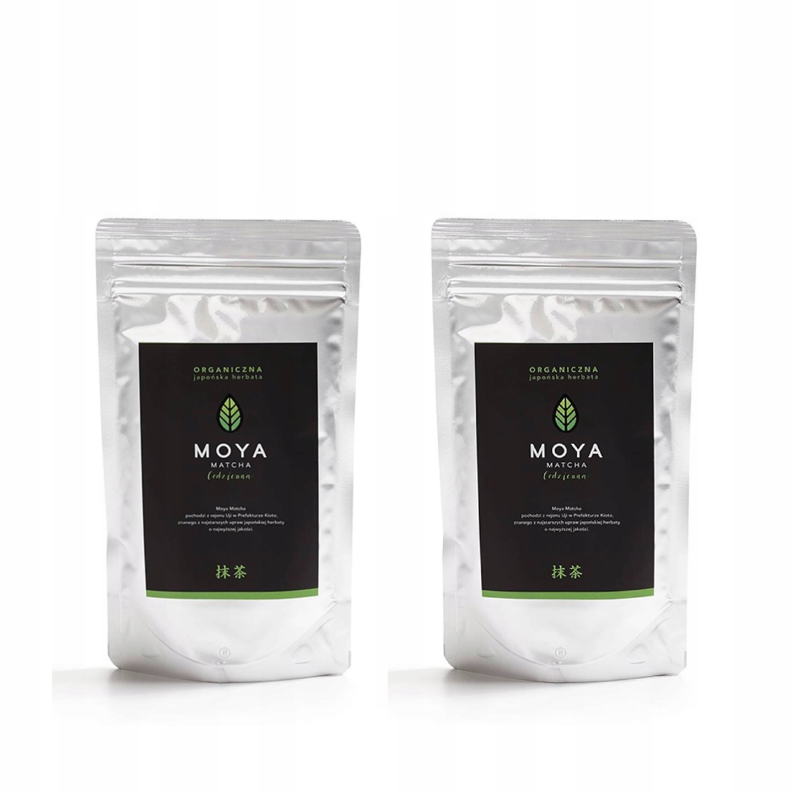 2x Herbata Zielona Matcha Codzienna Japońska Bio 100 g Moya Matcha