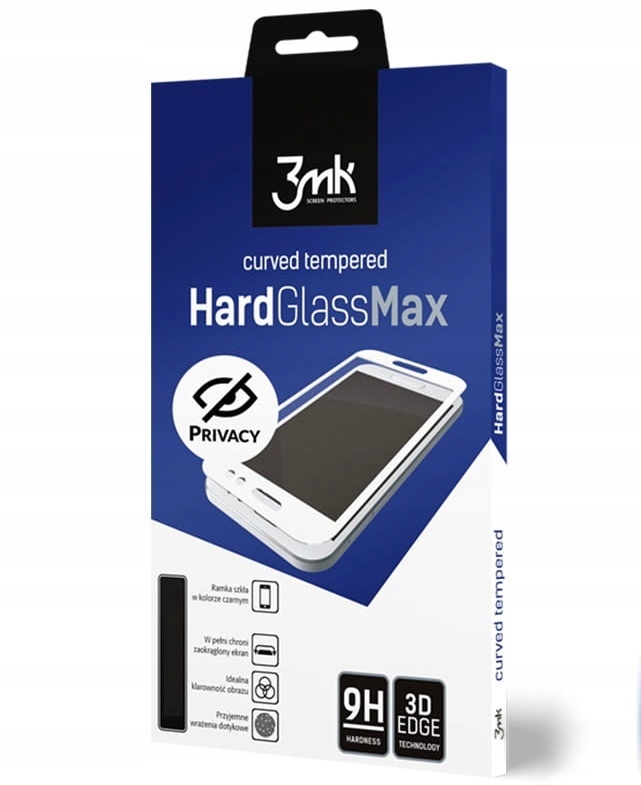 Tvrzené sklo 3MK HardGlass Max Privacy pro Apple iPhone 11 černé
