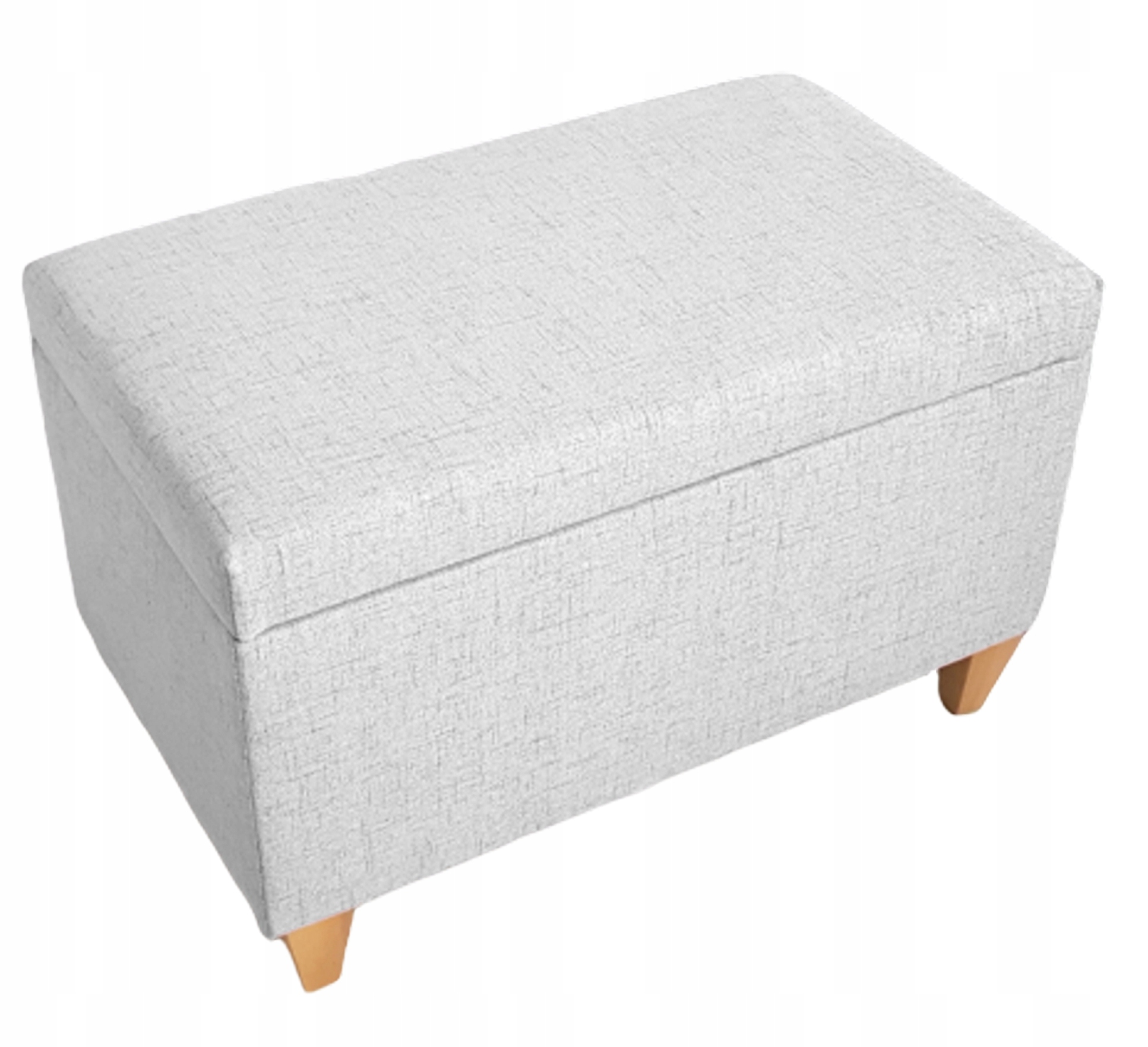 Taburet Lila Šedá otevírací Kufřík úložný box s nožičkami