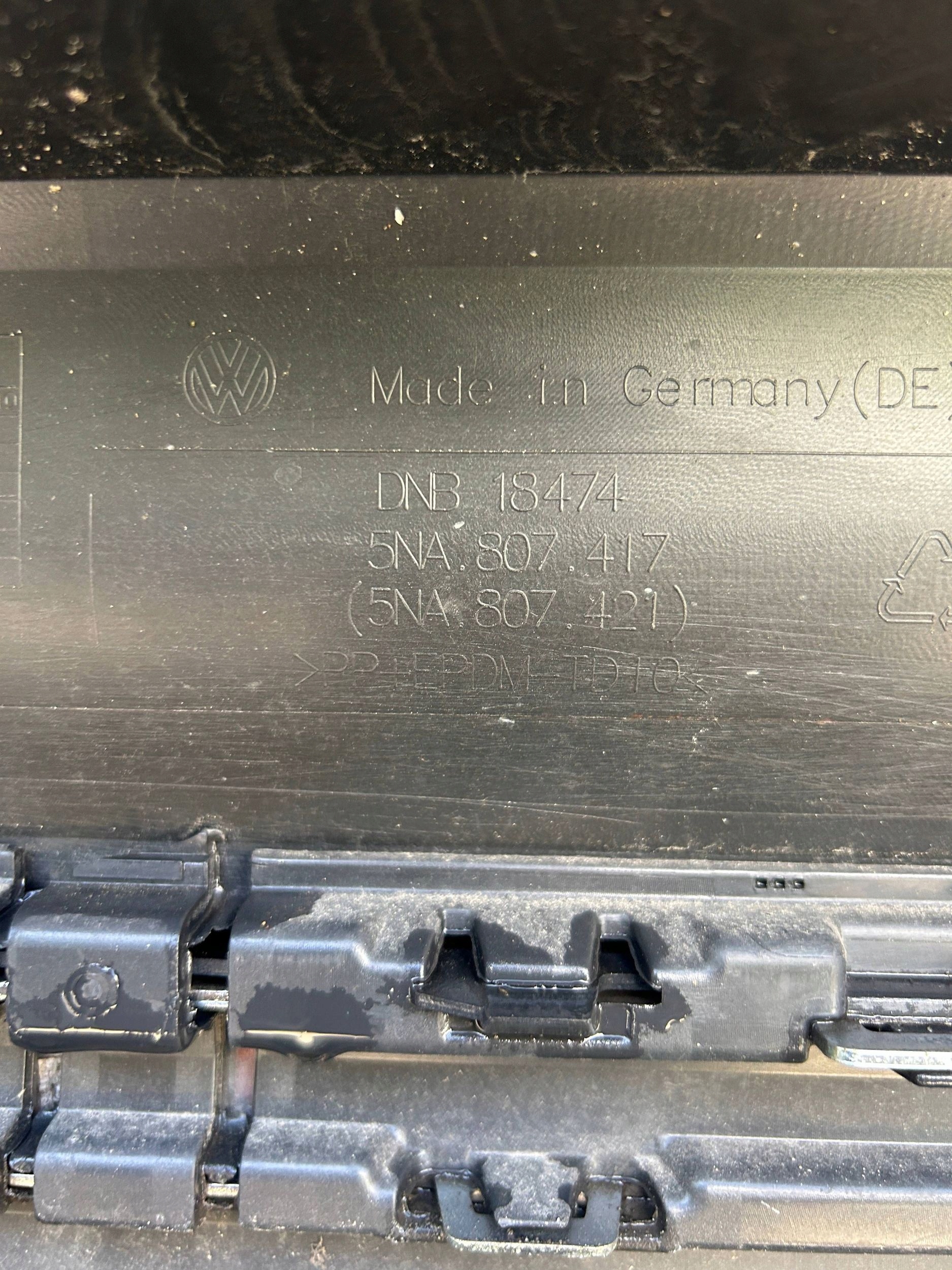 Vw Tiguan 5Na 16- Stoßstange hinten heck