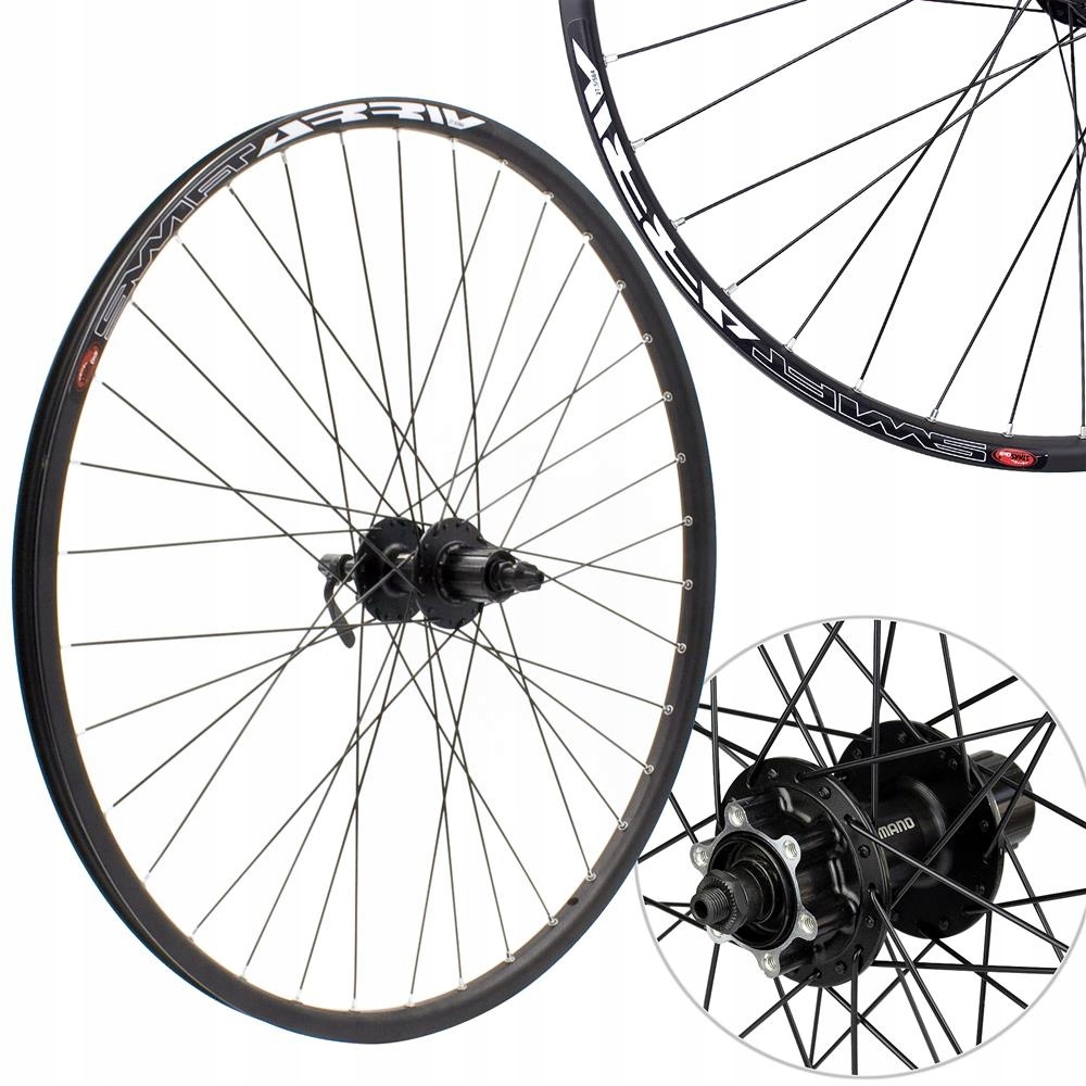 Koło rowerowe tył Mtb 27,5" Stars FH-TX506 Sle czarne pod tarcze 6 śrub 32H