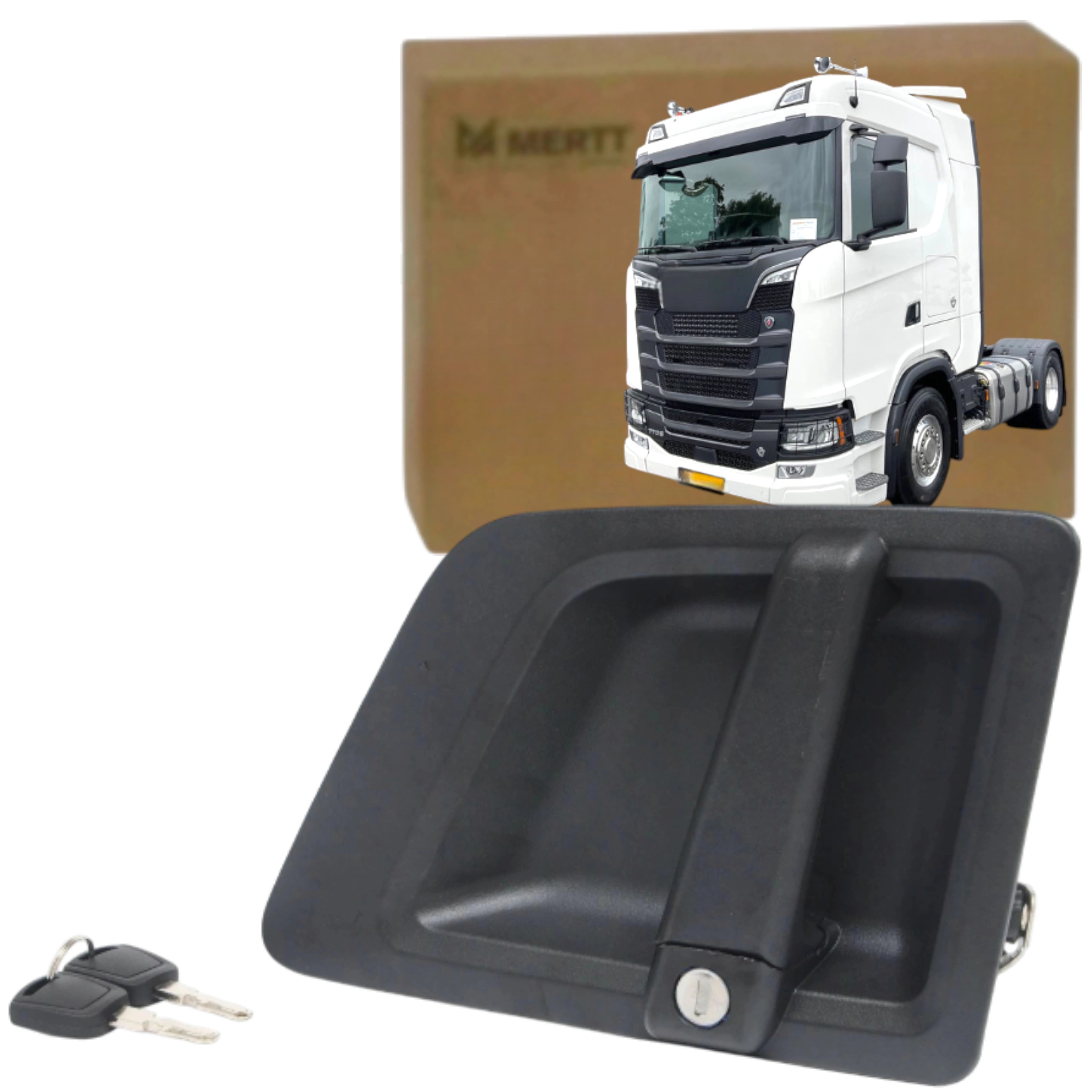 Scania S vnější přední Klika Levá Zámková Vložka 2559129