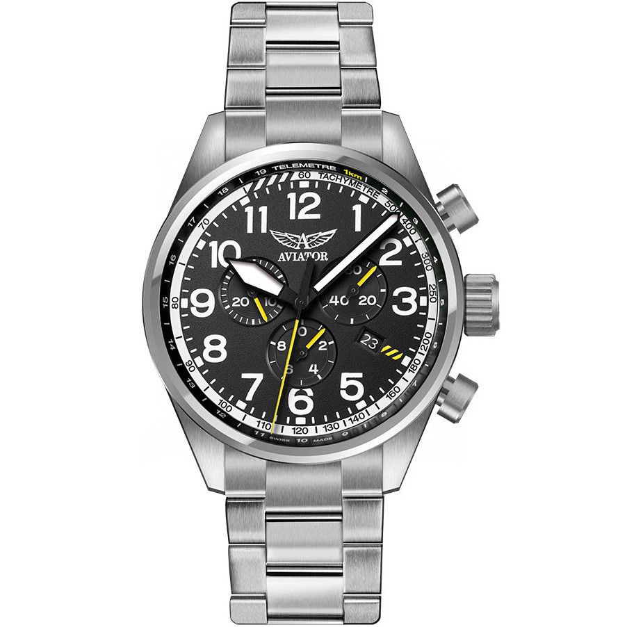 Hodinky Aviator Swiss Made V.2.25.0.169.5 Airacobra P45 Chrono