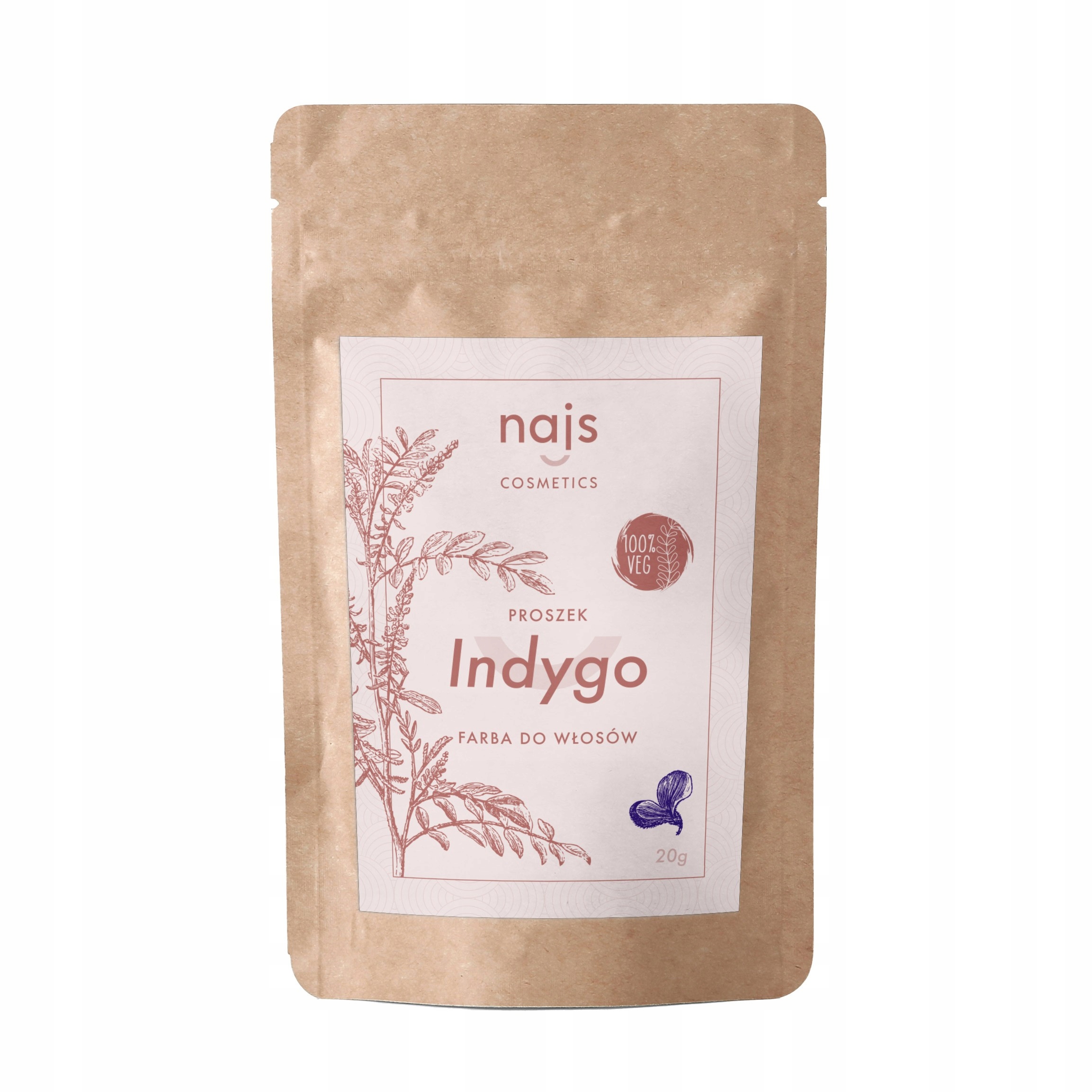 

najs indygo proszek Indigofera Tinctoria 20g