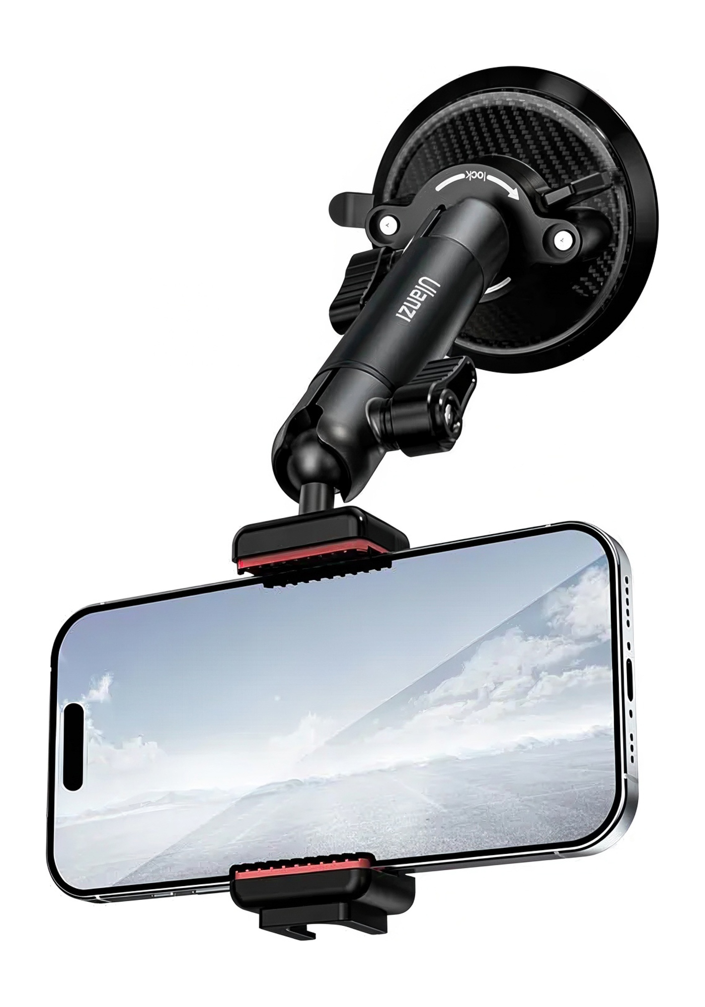 Univerzální přísavka Ulanzi ZJ01 se sadou upevňovacích prvků pro GoPro a smartphone