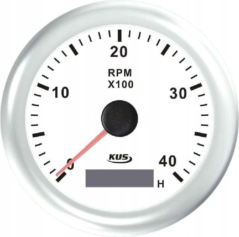 Otáčkoměr Kus Ww s počítadlem motohodin 1-4000 Rpm 85 mm pro jachtu