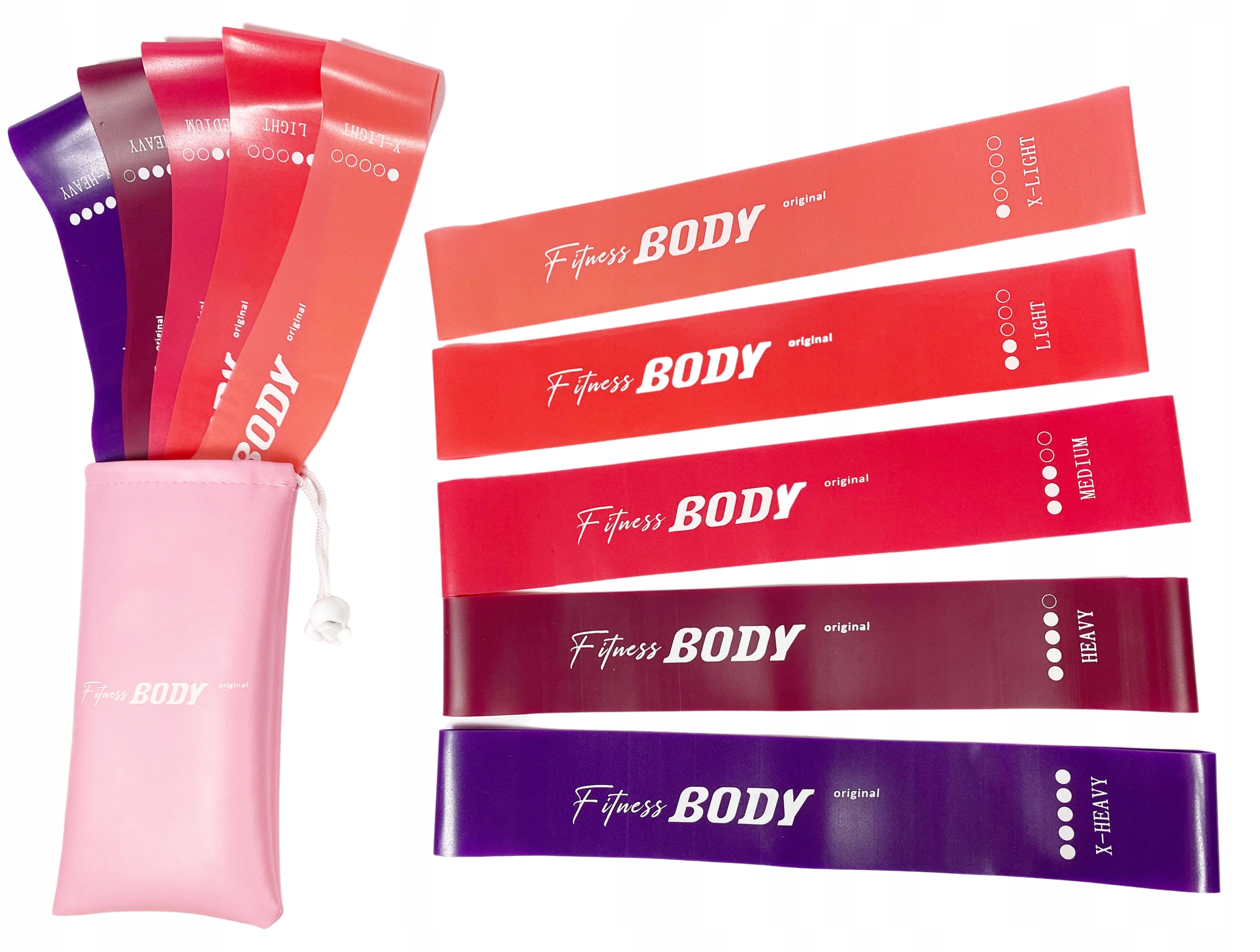 

Zestaw 5 Gum Mini Band Fitness Do Ćwiczeń Hq