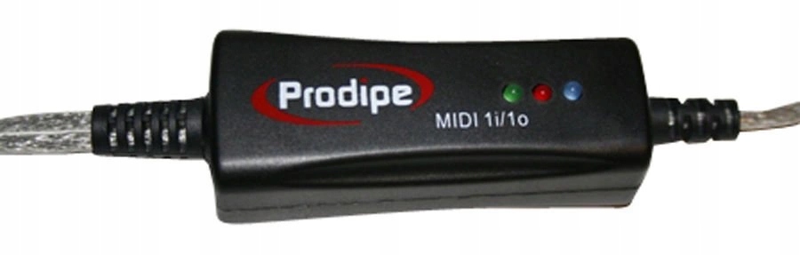 Interfejs MIDI Prodipe MIDI 1I1O 1 In 1 Out Usb Kompaktowy 2M