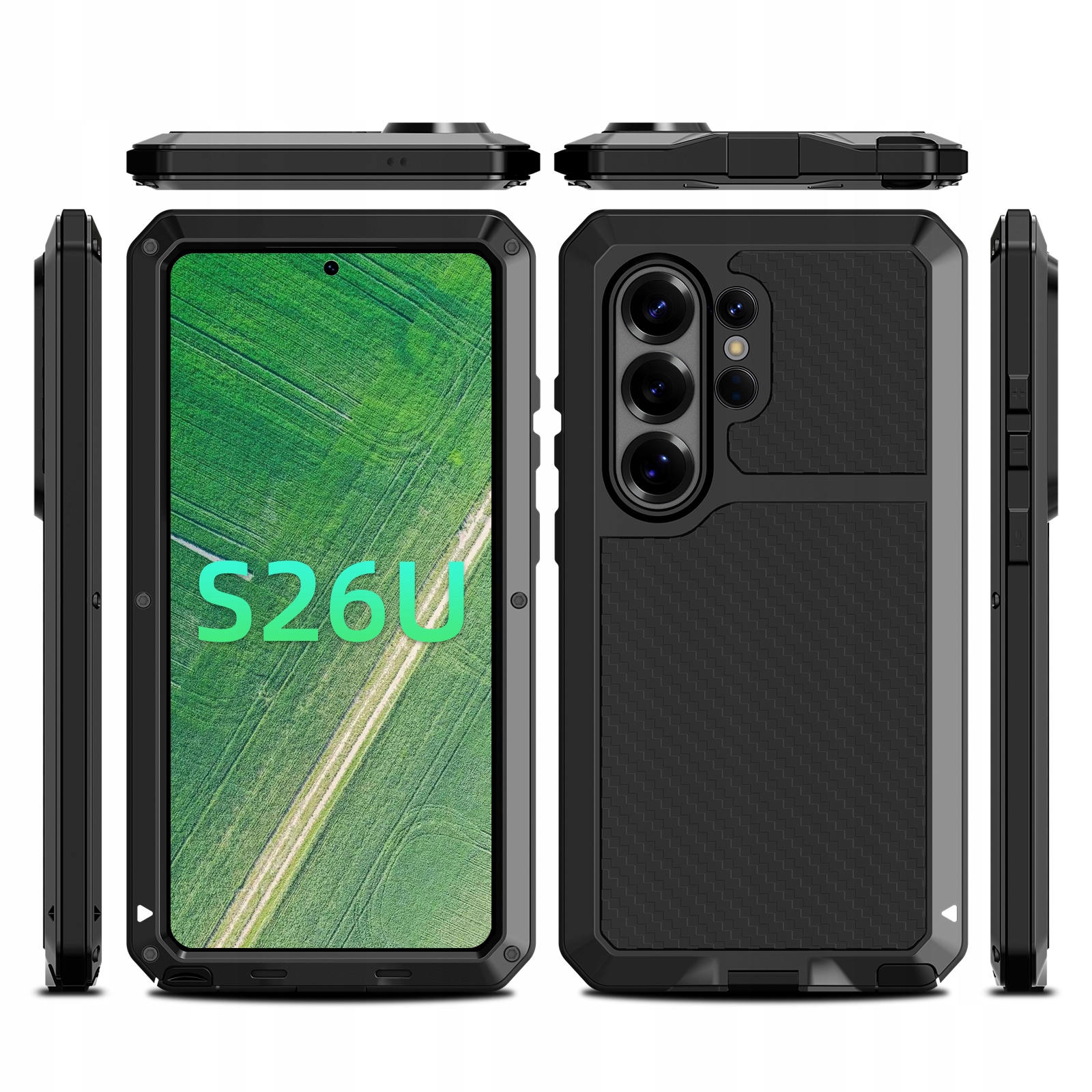 Lunatik Taktik Pancerne Etui 360° Wytrzymała Obudowa Samsung S26 Ultra