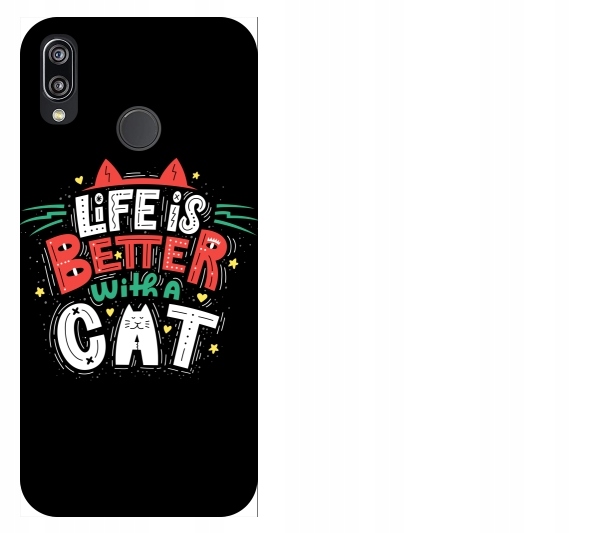 

Etui pokrowiec Huawei P20 Lite Life is better with