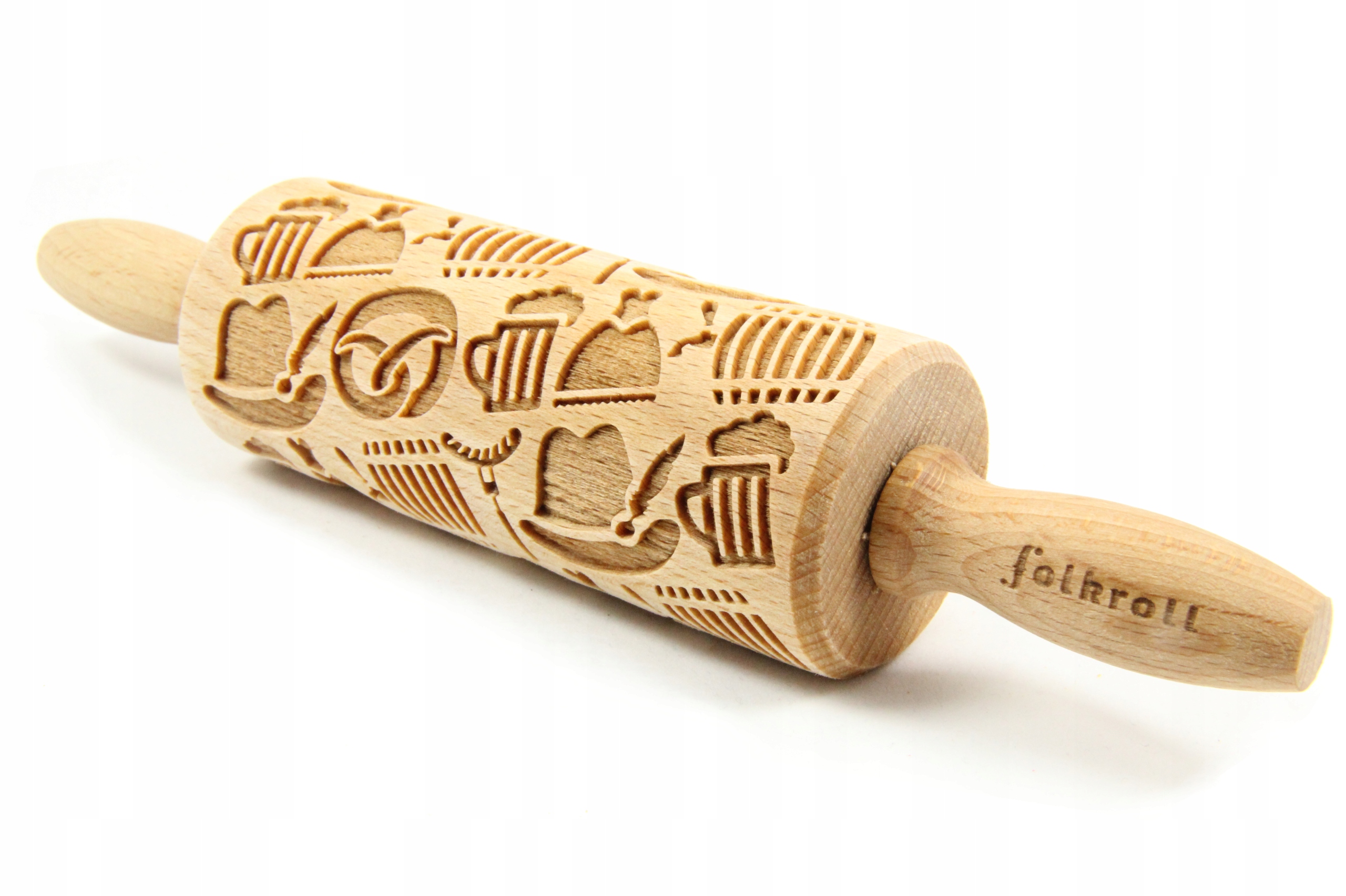 Wałek grawerowany do ciasta wzór OKTOBERFEST Marka Folkroll