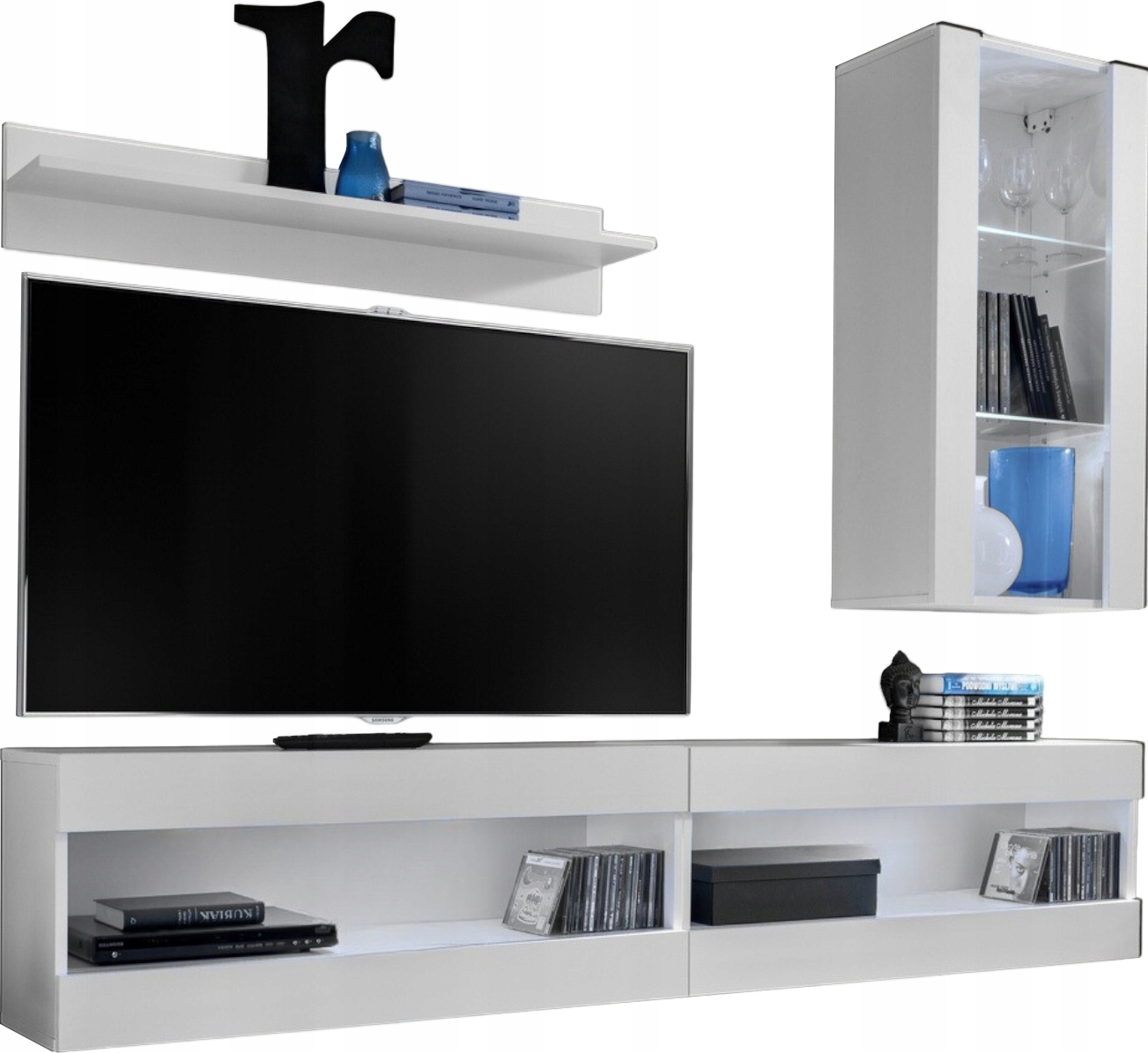 Sada nábytku Rtv Tivoli SET5 Biela/Biela
