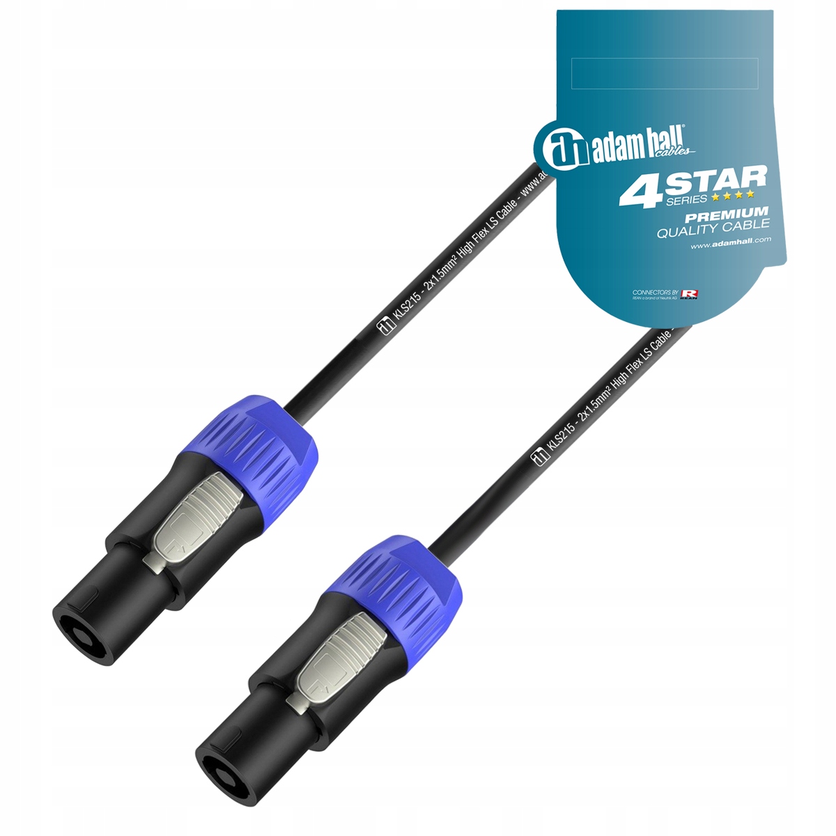 Adam Hall K4 LS215 Reproduktorový kabel 2x Speakon 20 m