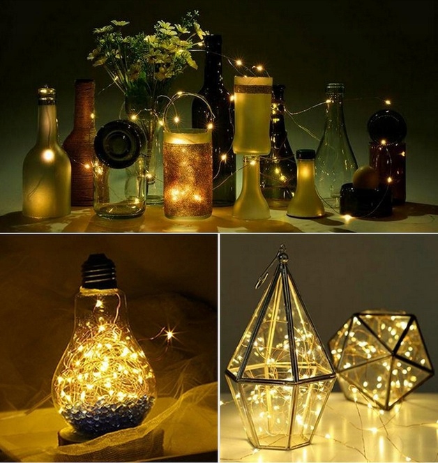 LAMPKI DRUCIKI 100LED MIKRO NA PRĄD białe zimne Kod producenta 100