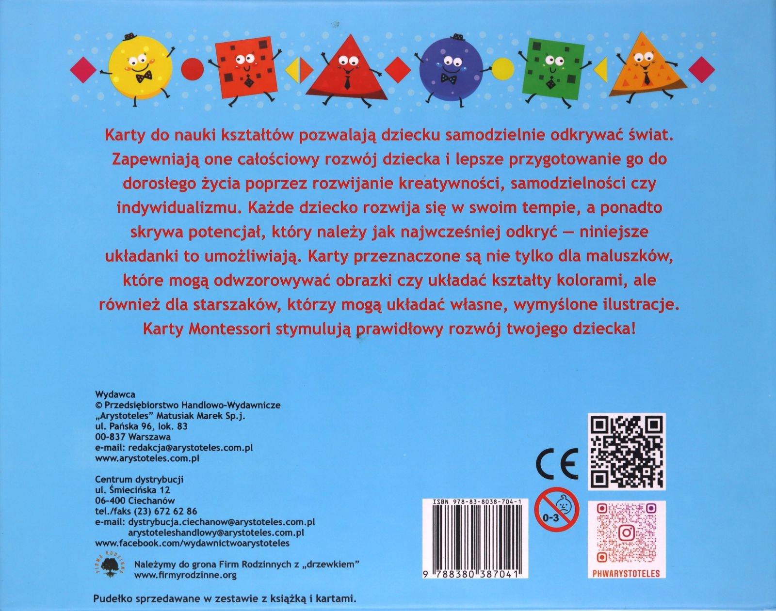 KARTY EDUKACYJNE MONTESSORI. ZRÓB TO SAM (GRA) Stan opakowania oryginalne