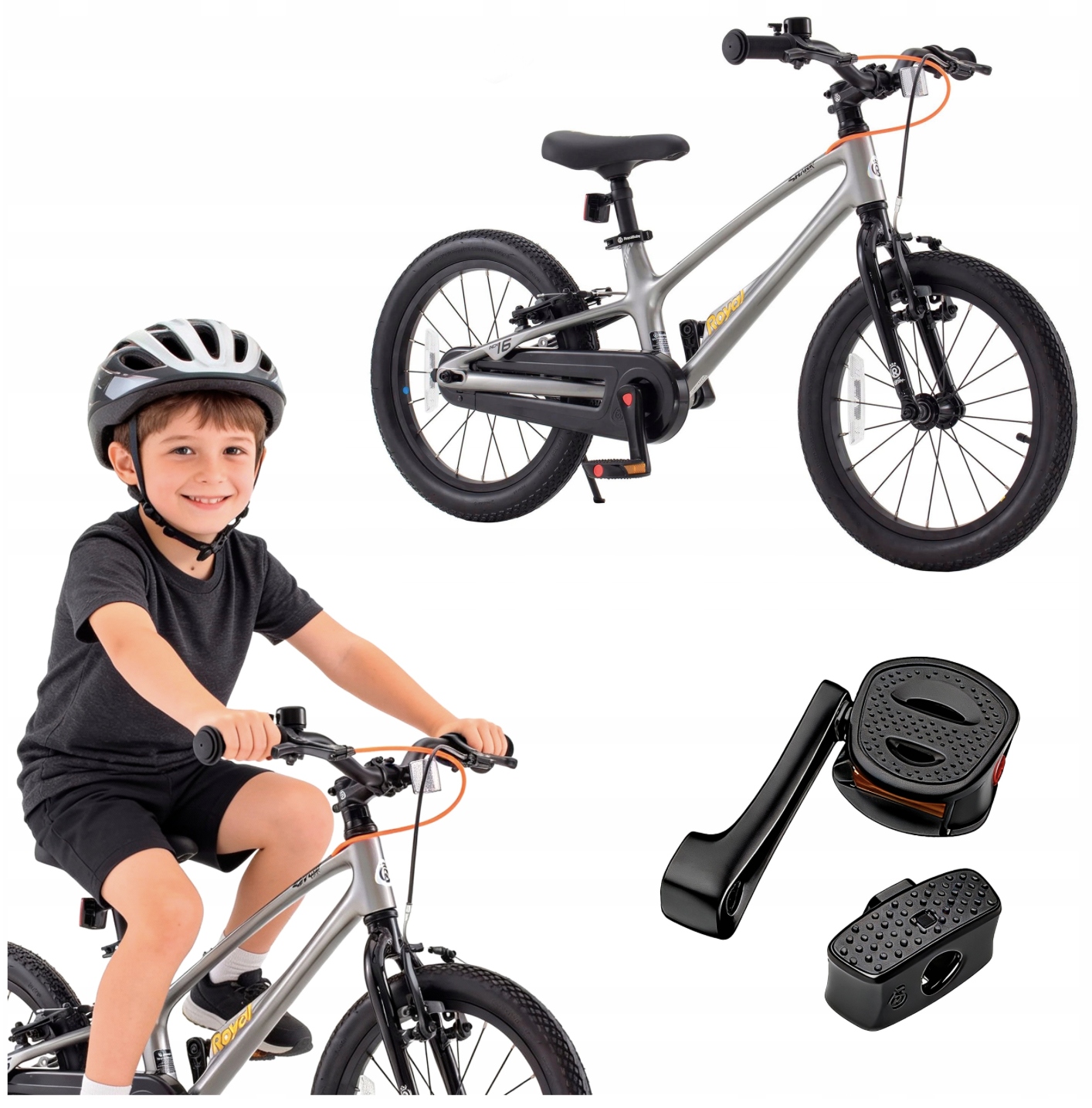 Rower Dziecięcy Rowerek 14 Cali Dla Dziecka Chłopca Lekki Biegowy 95–110CM