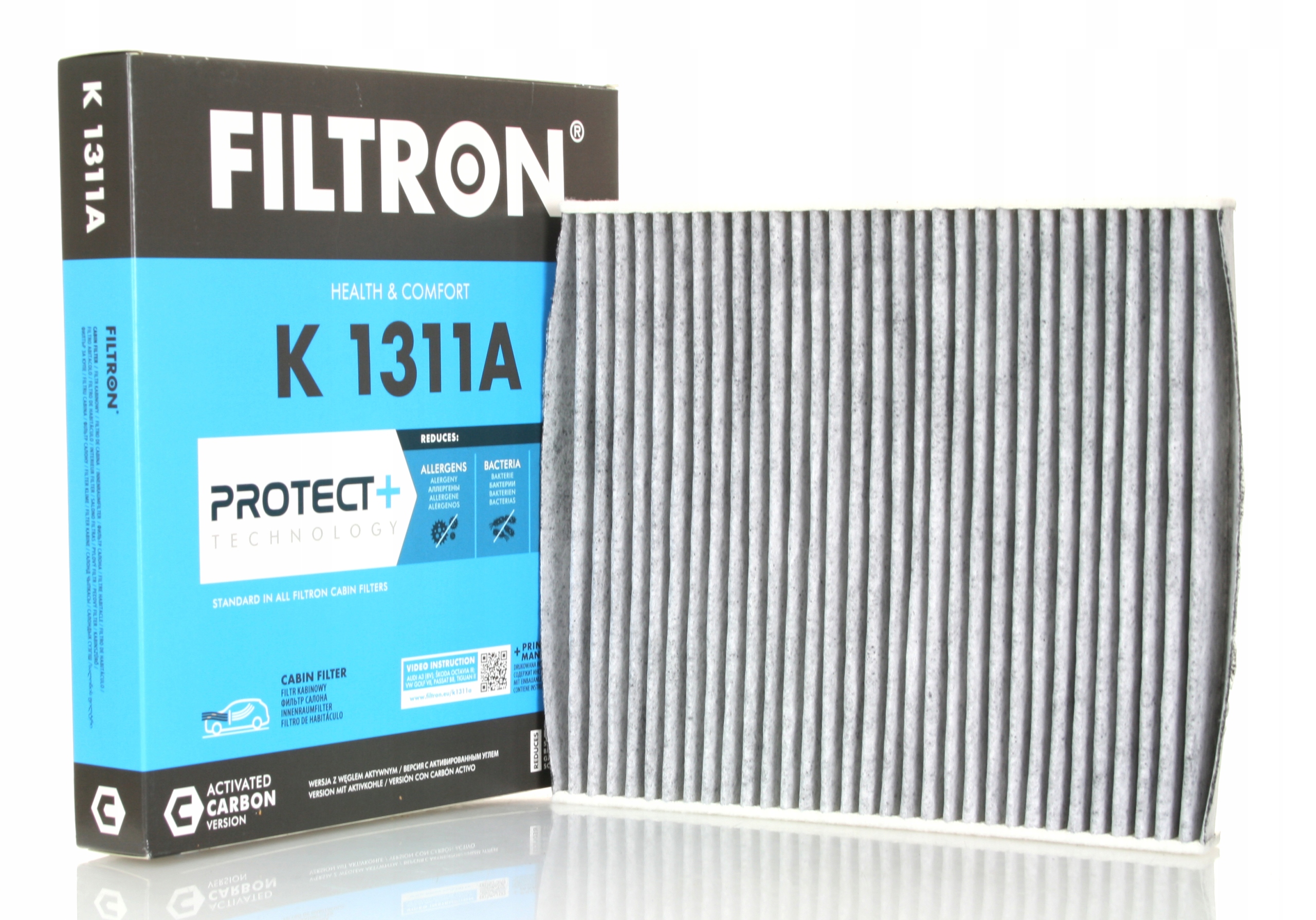 

Filtr kabinowy węglowy Filtron K1311A