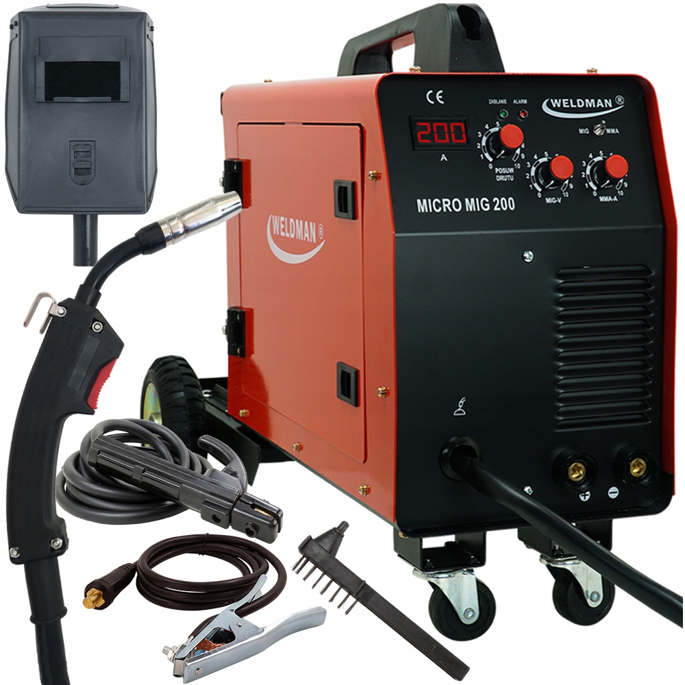 Сварочный аппарат migomat MIG MMA 200 200A инвертор IGBT